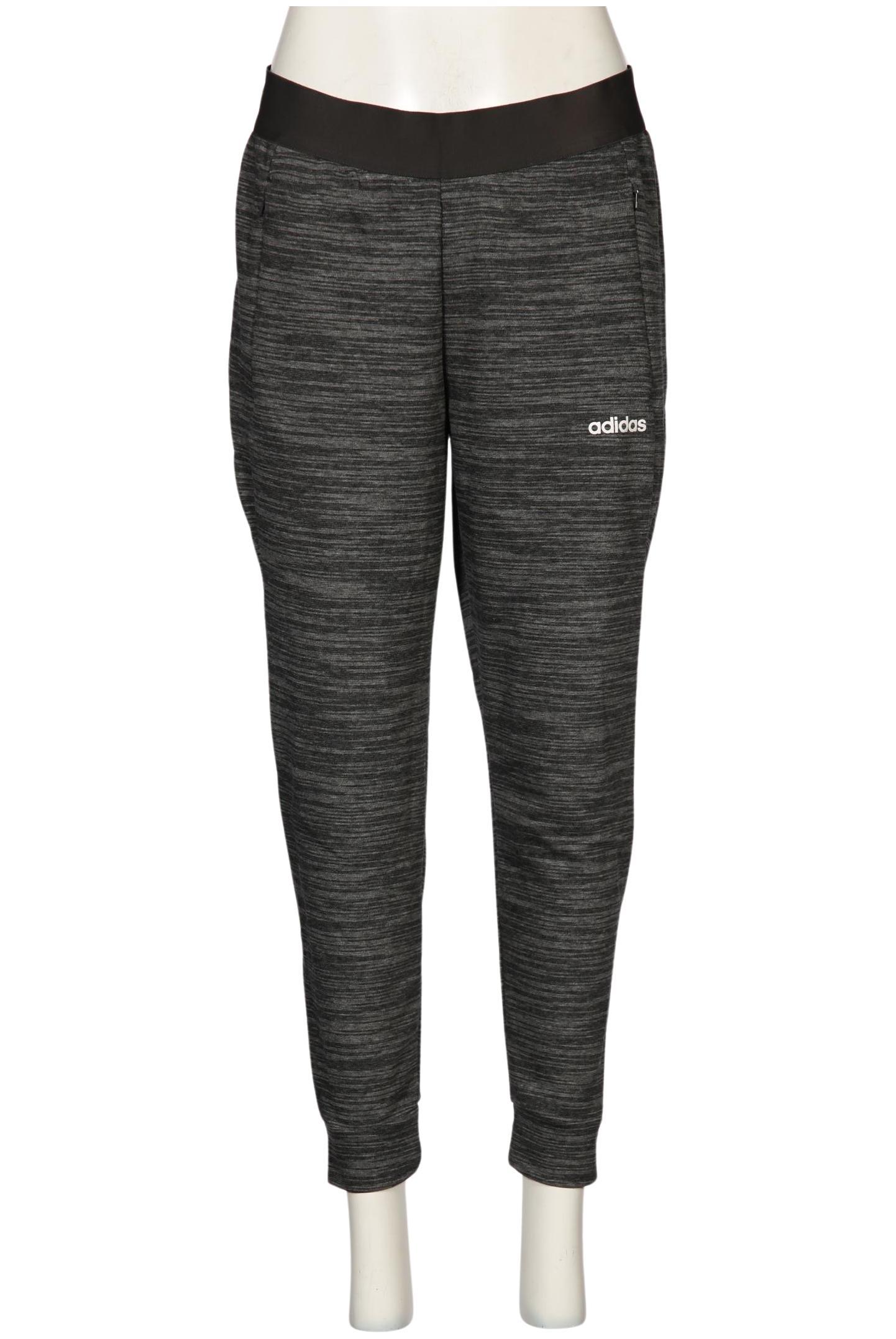 

adidas Damen Stoffhose, grau, Gr. 0