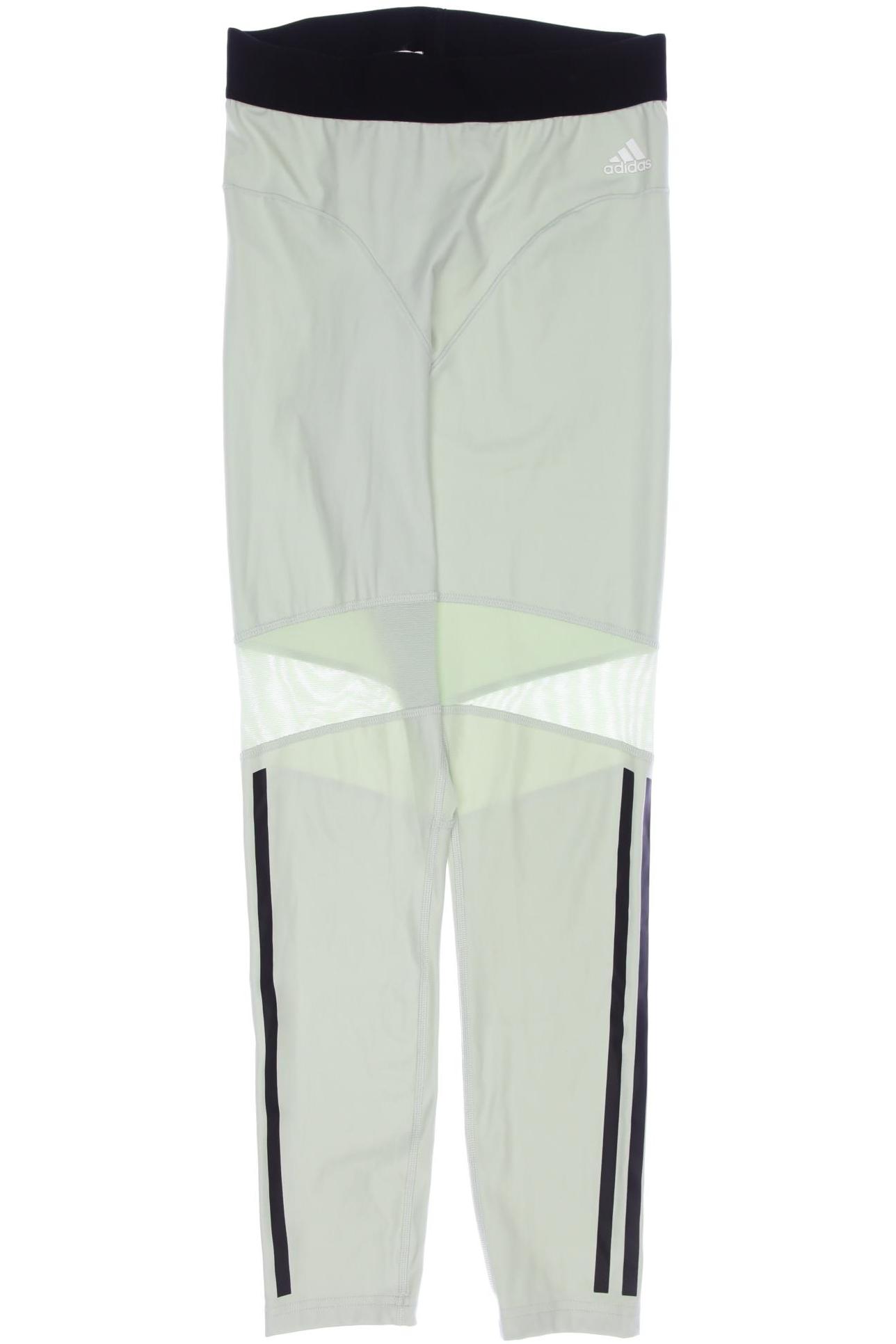 

adidas Damen Stoffhose, hellgrün, Gr. 0