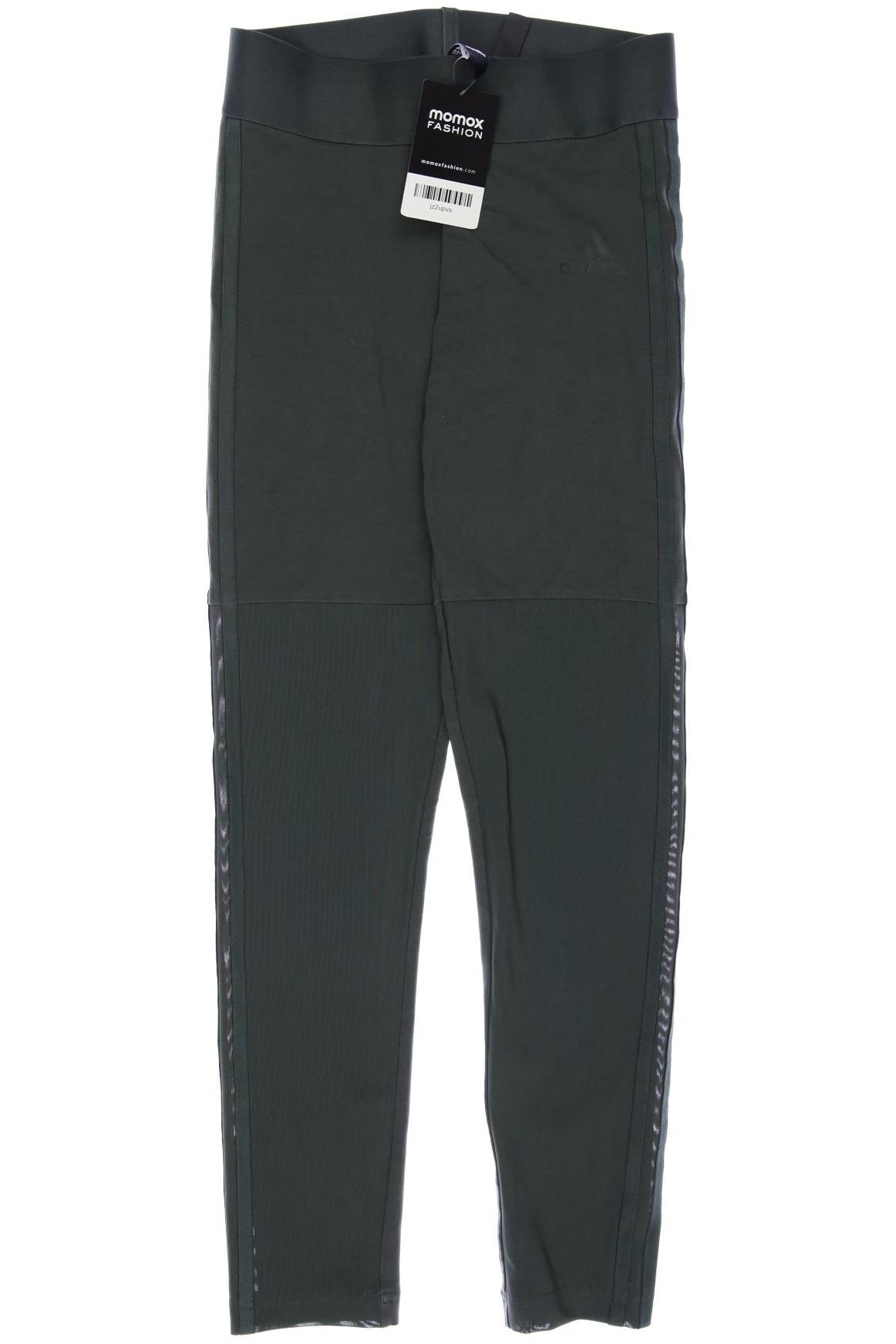 

adidas Damen Stoffhose, grün, Gr. 0