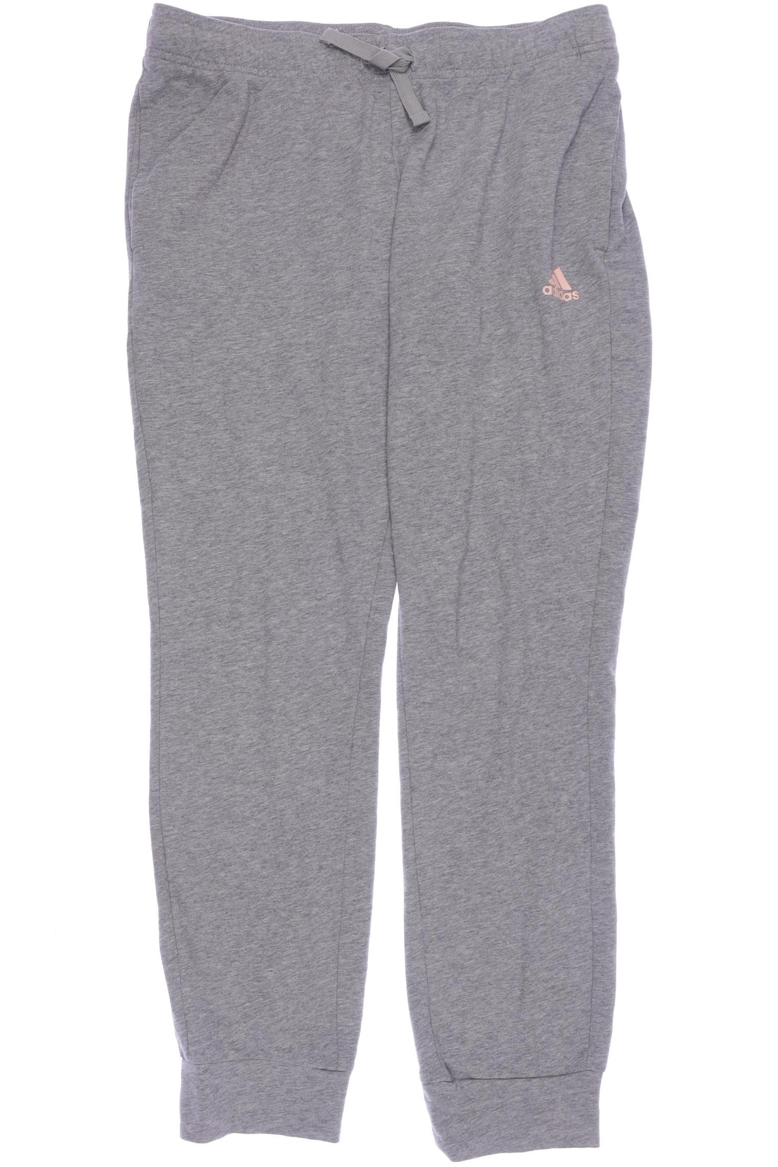 

adidas Damen Stoffhose, grau, Gr. 0