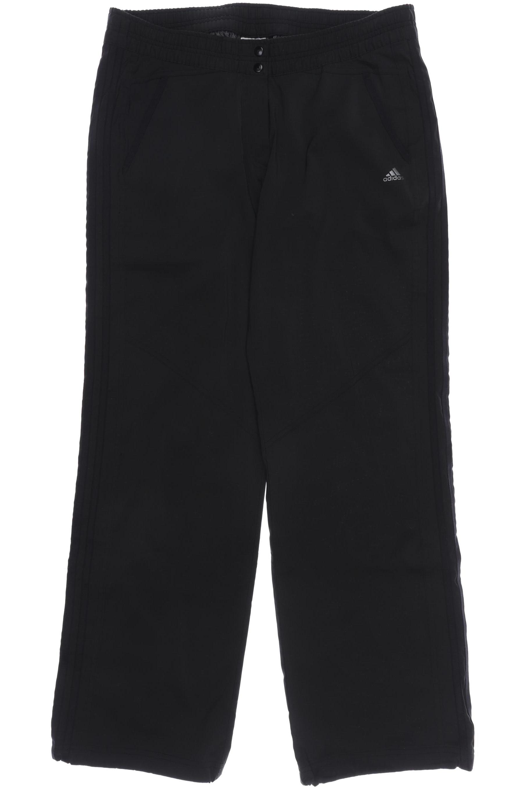 

adidas Damen Stoffhose, schwarz, Gr. 40