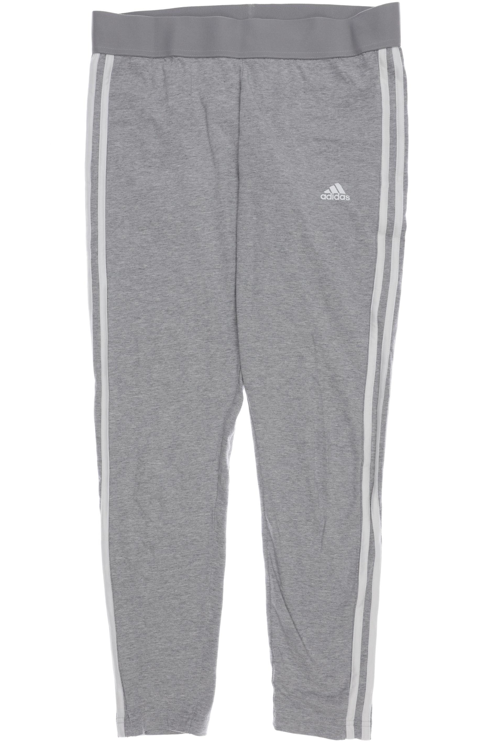 

adidas Damen Stoffhose, grau, Gr. 0