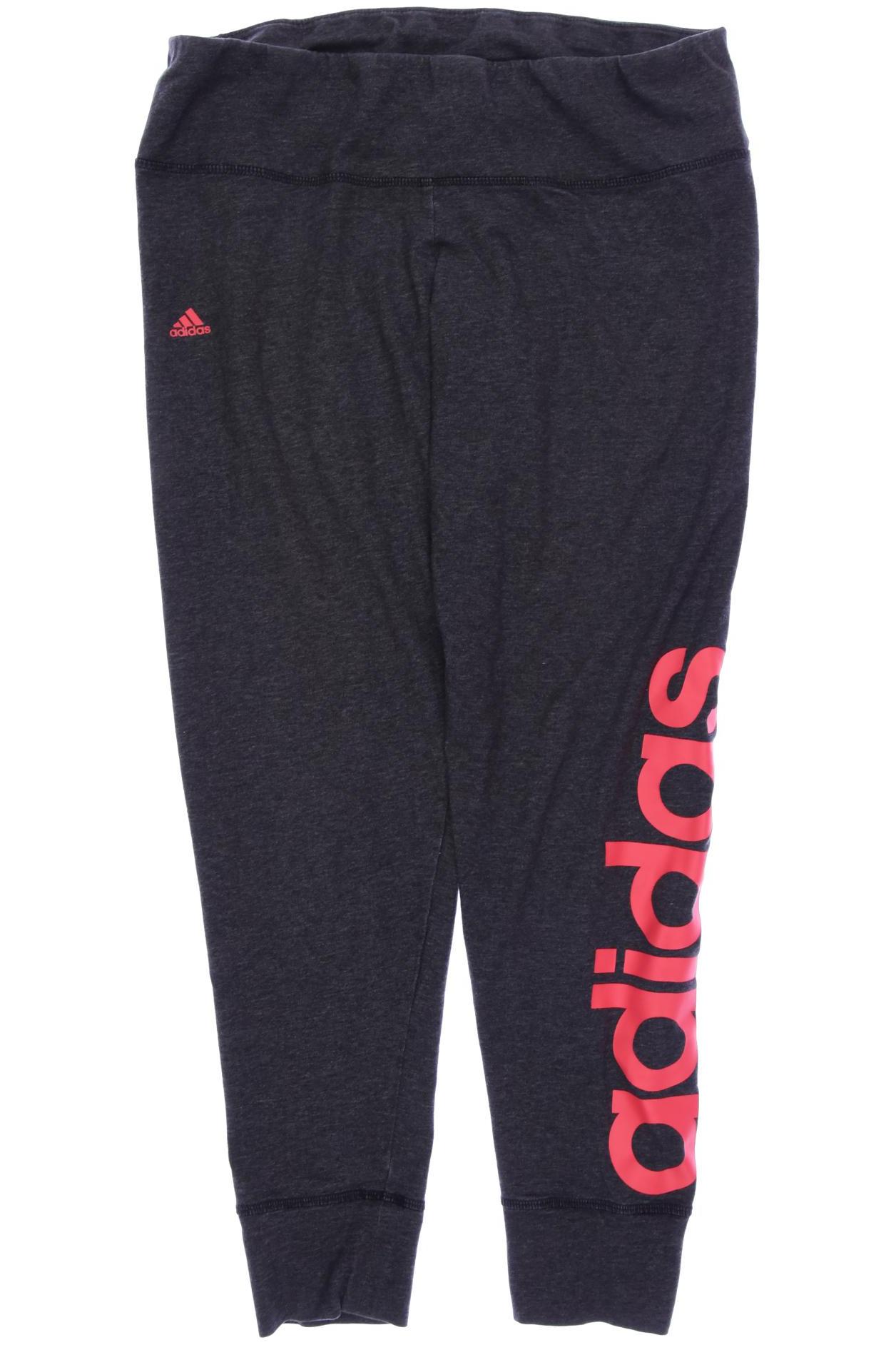 

adidas Damen Stoffhose, grau, Gr. 42