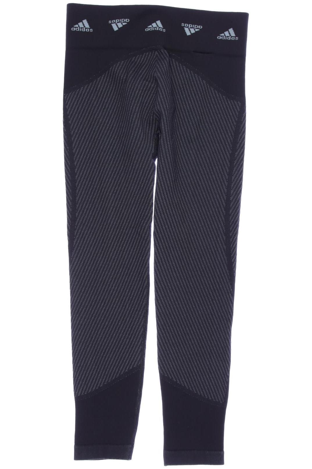 

adidas Damen Stoffhose, grau, Gr. 0