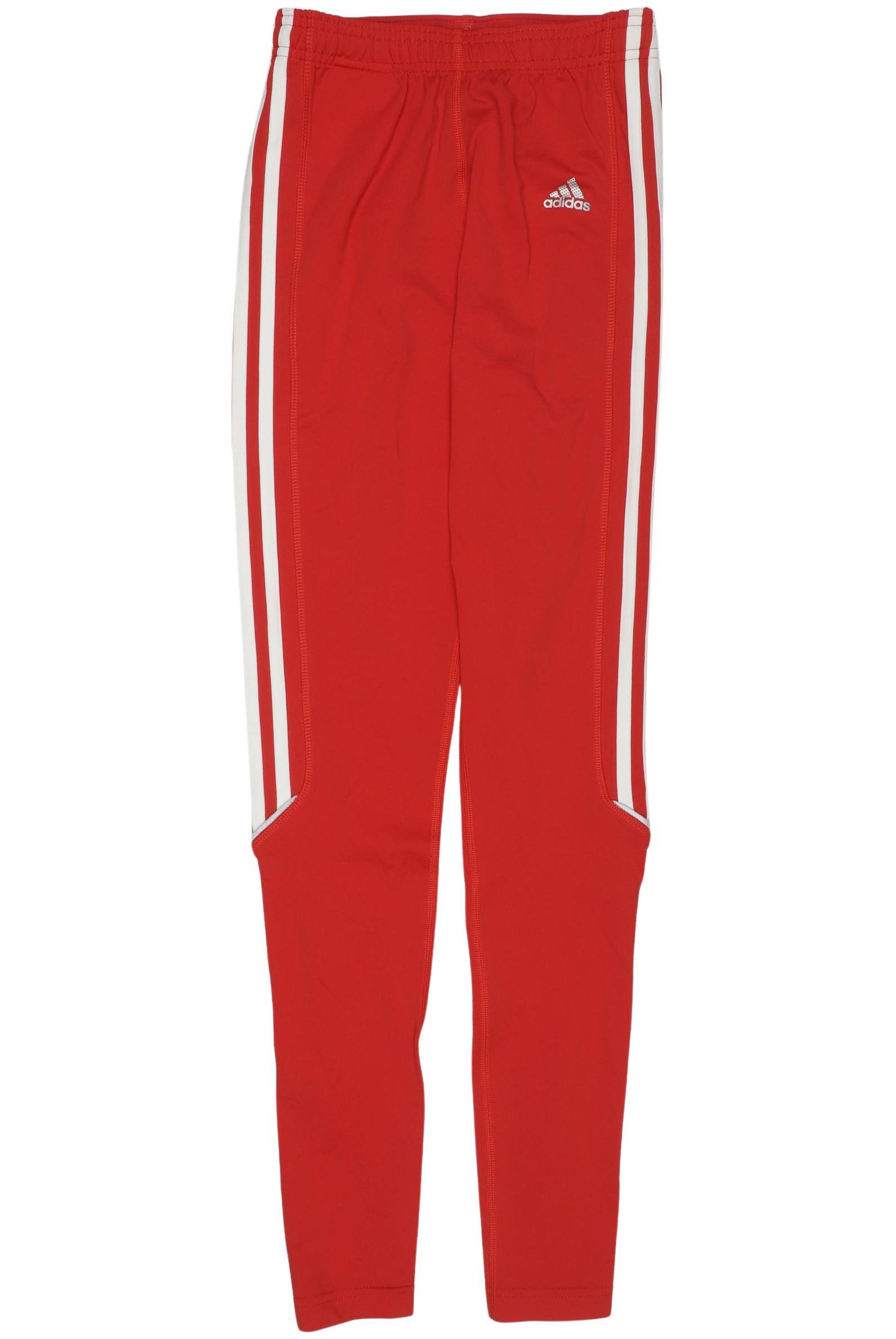 

adidas Damen Stoffhose, rot, Gr. 0