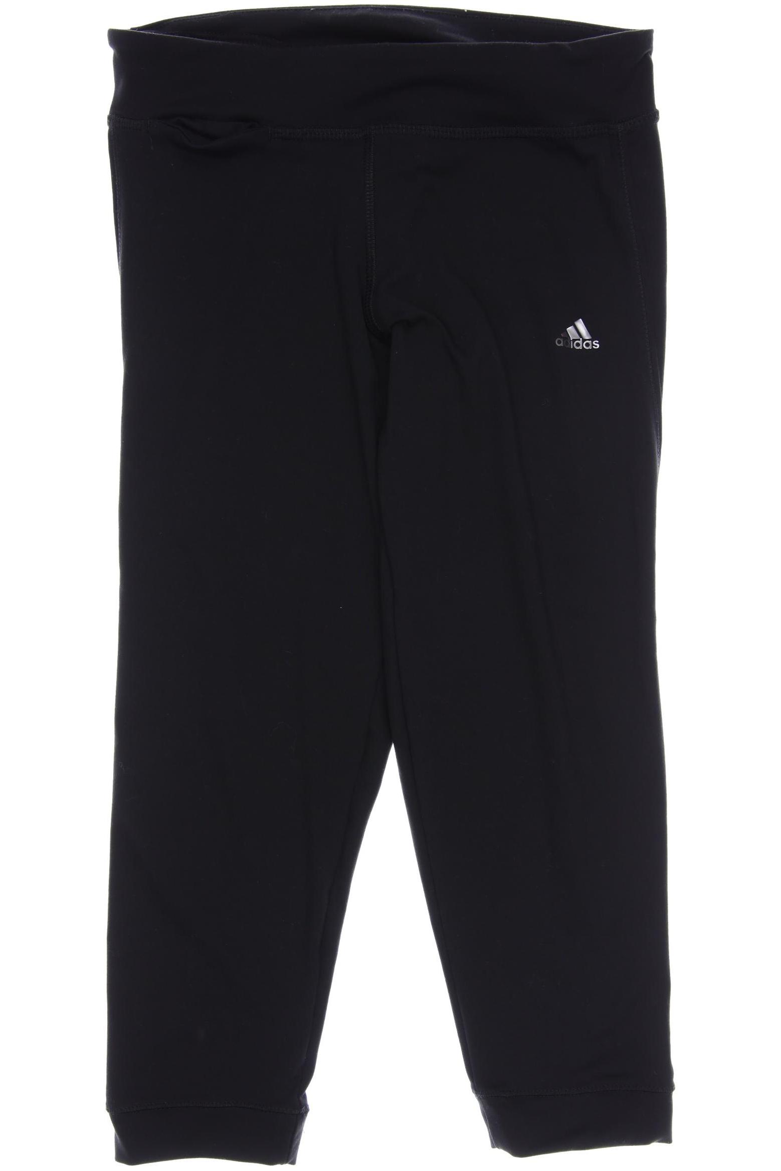 

adidas Damen Stoffhose, schwarz, Gr. 32