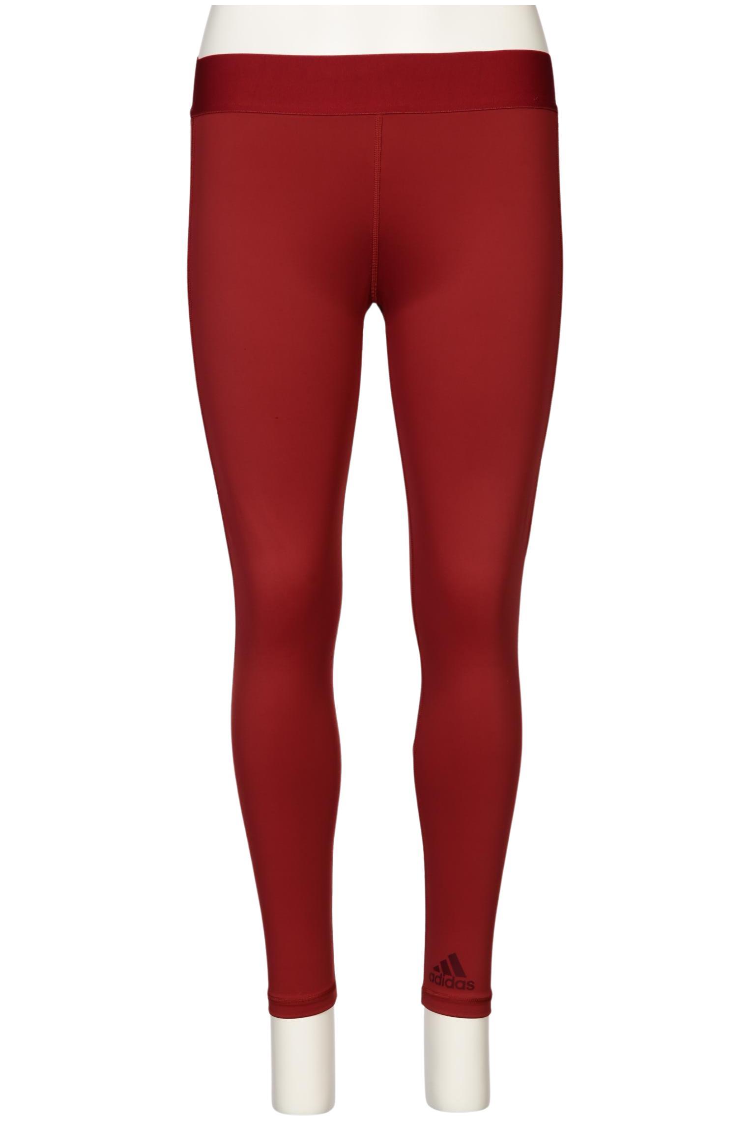 

adidas Damen Stoffhose, rot, Gr. 0