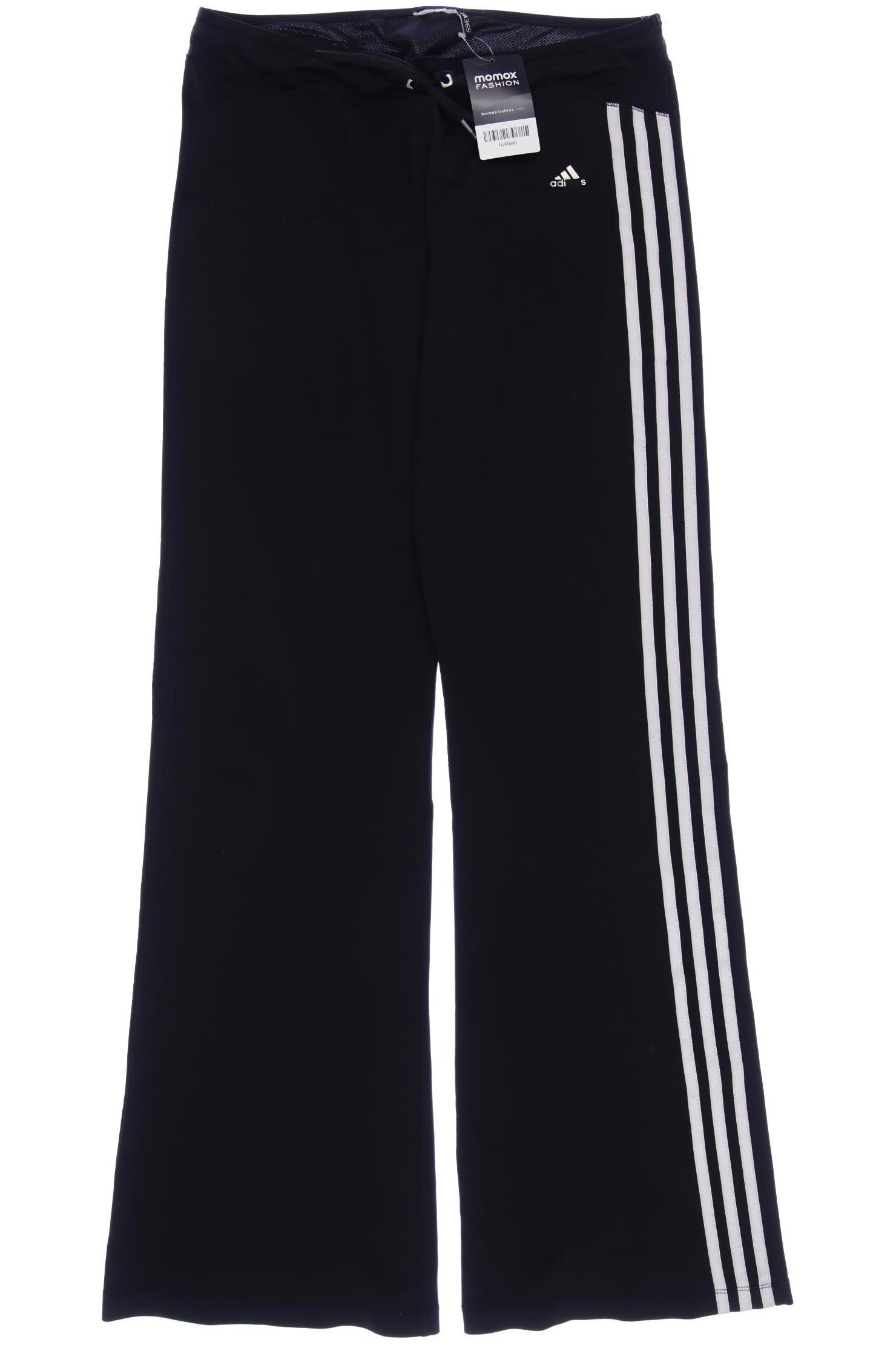 

adidas Damen Stoffhose, schwarz, Gr. 32