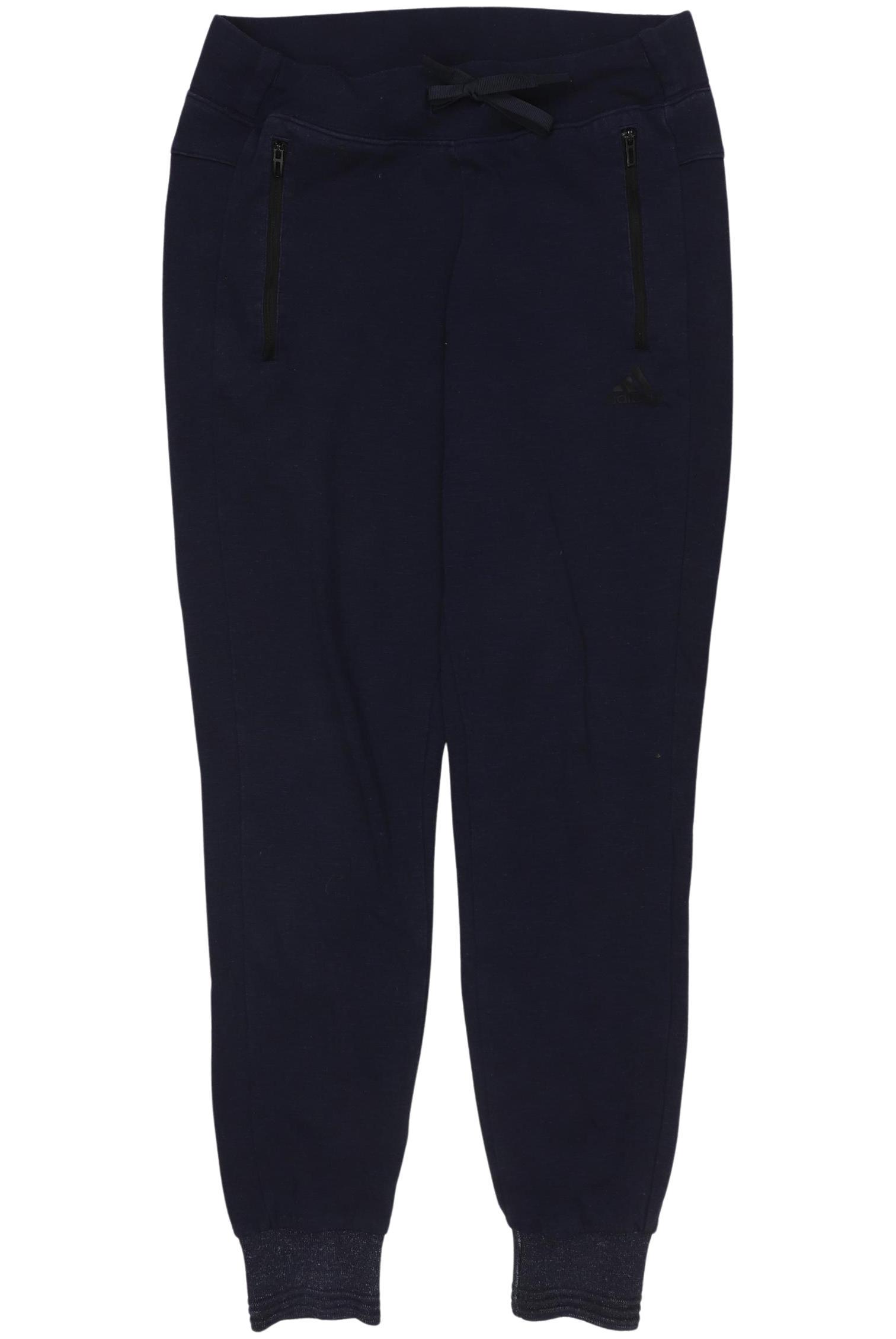 

adidas Damen Stoffhose, marineblau, Gr. 0