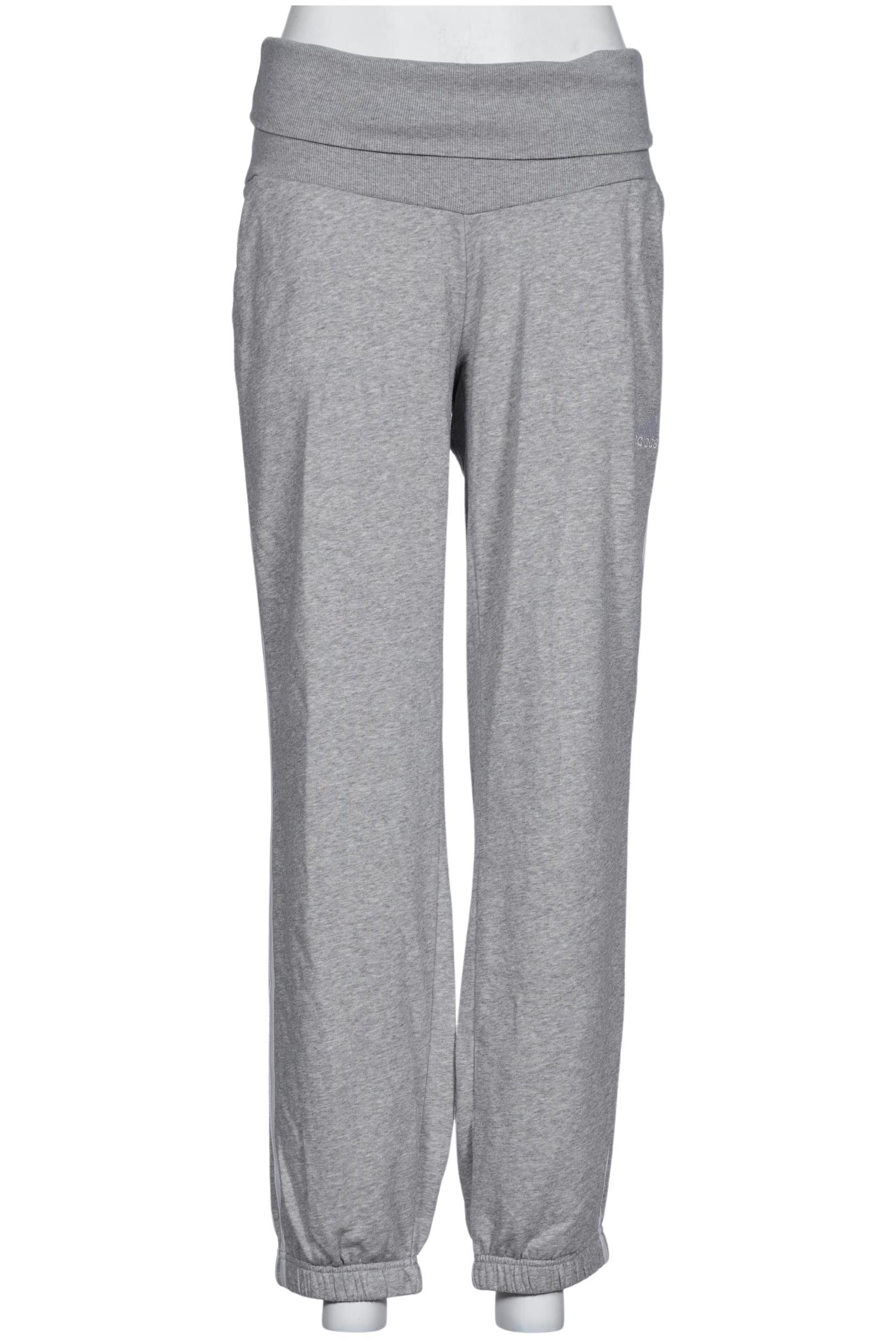 

adidas Damen Stoffhose, grau, Gr. 0