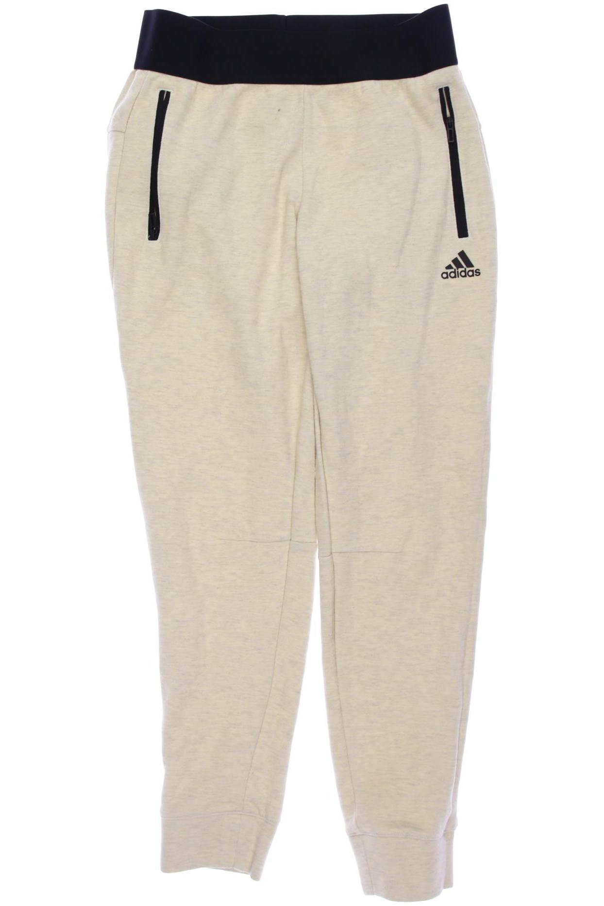 

adidas Damen Stoffhose, beige, Gr. 0