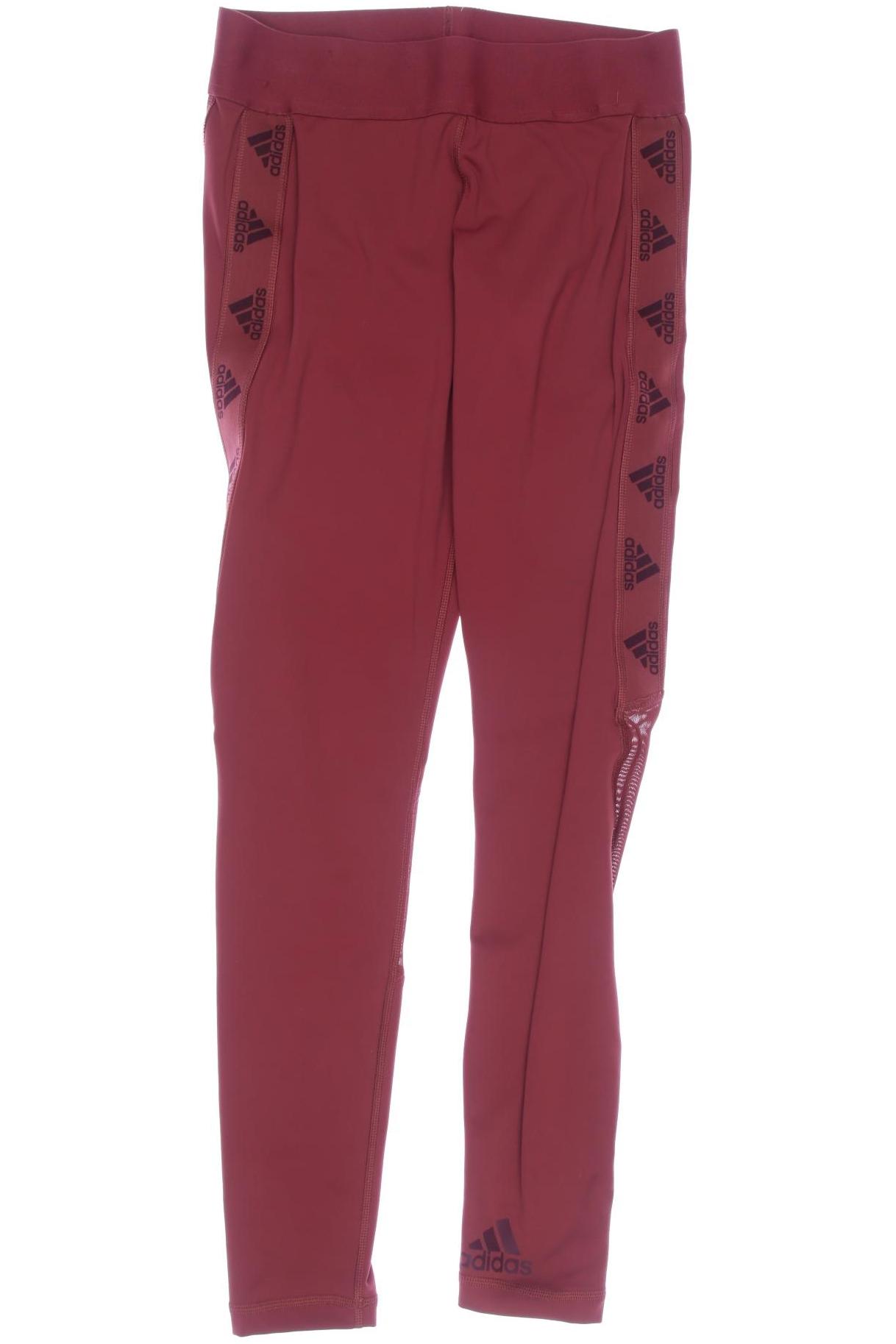 

adidas Damen Stoffhose, rot, Gr. 0
