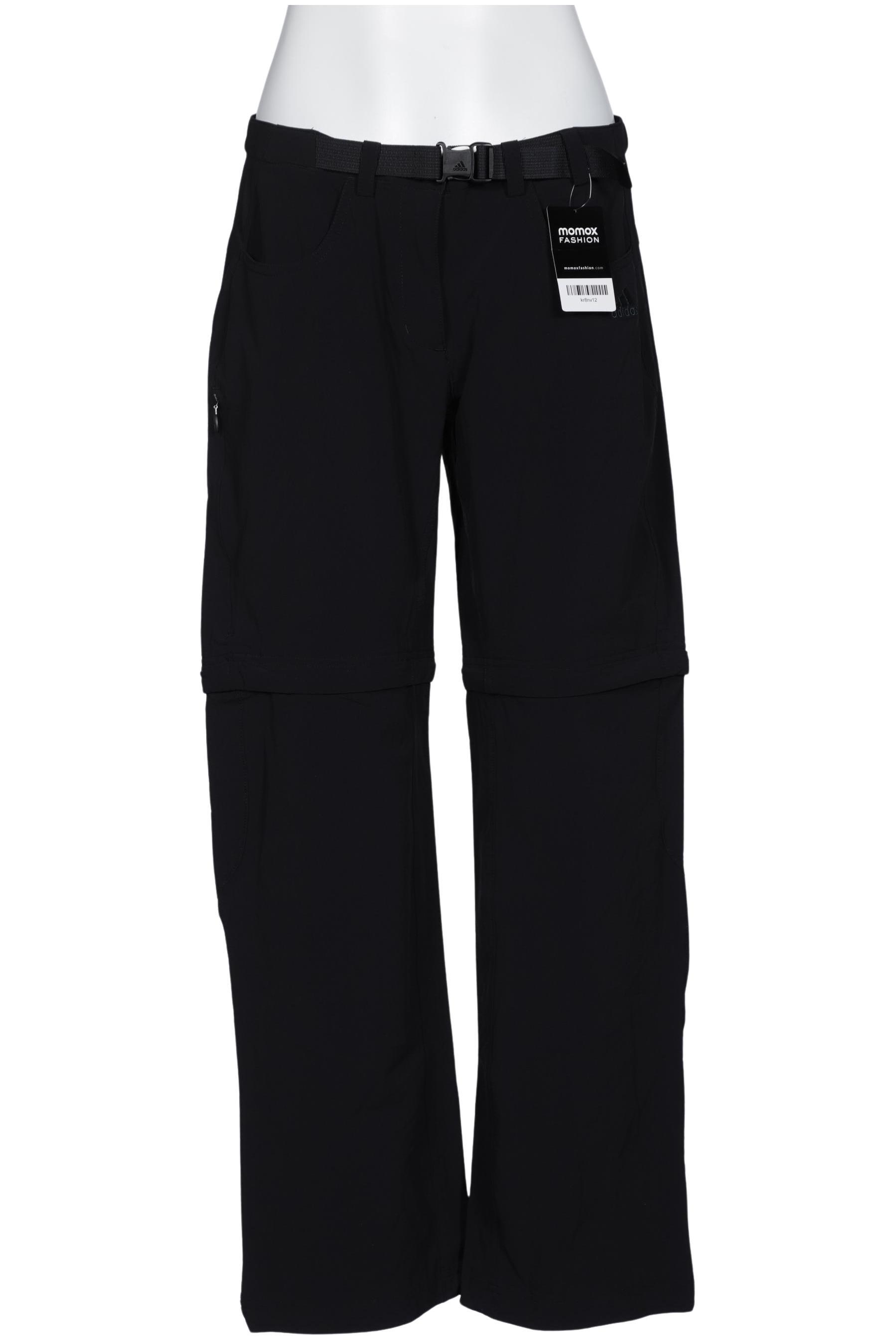 

adidas Damen Stoffhose, schwarz, Gr. 38