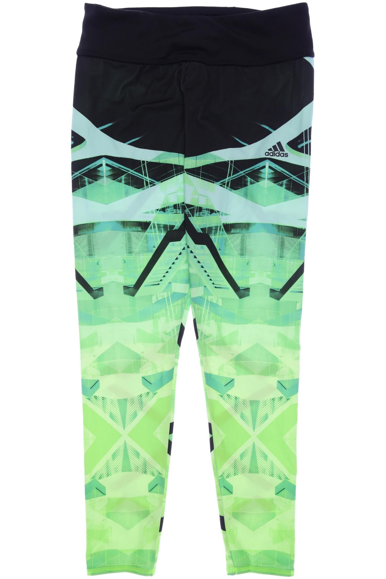 

adidas Damen Stoffhose, grün, Gr. 0