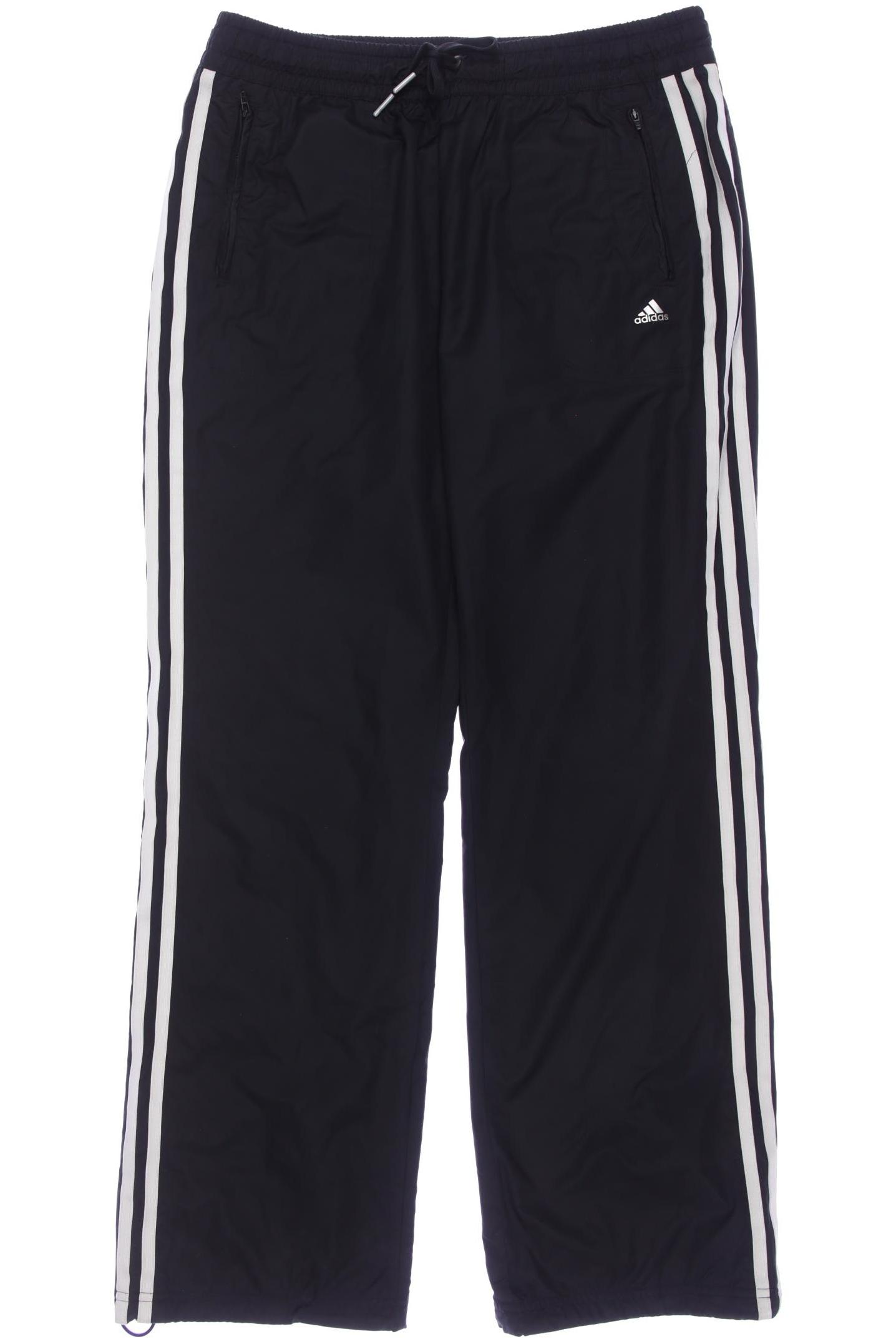 

adidas Damen Stoffhose, schwarz, Gr. 38