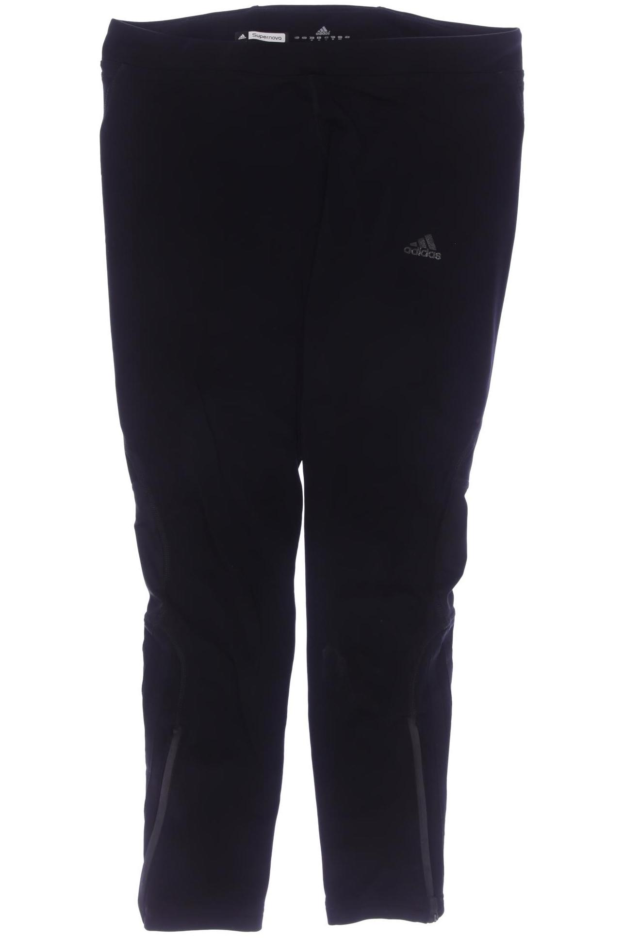 

adidas Damen Stoffhose, schwarz, Gr. 42