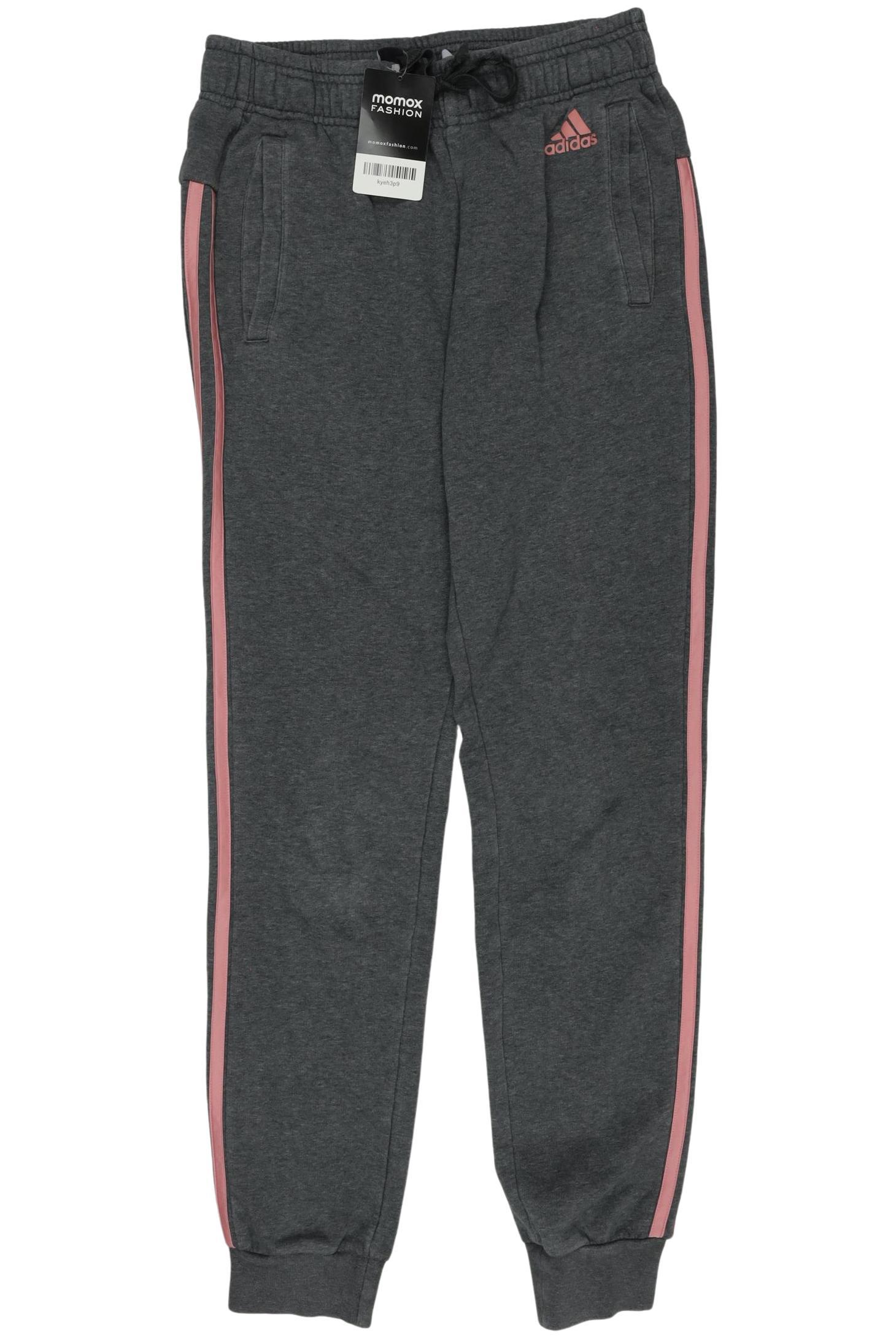 

adidas Damen Stoffhose, grau, Gr. 0