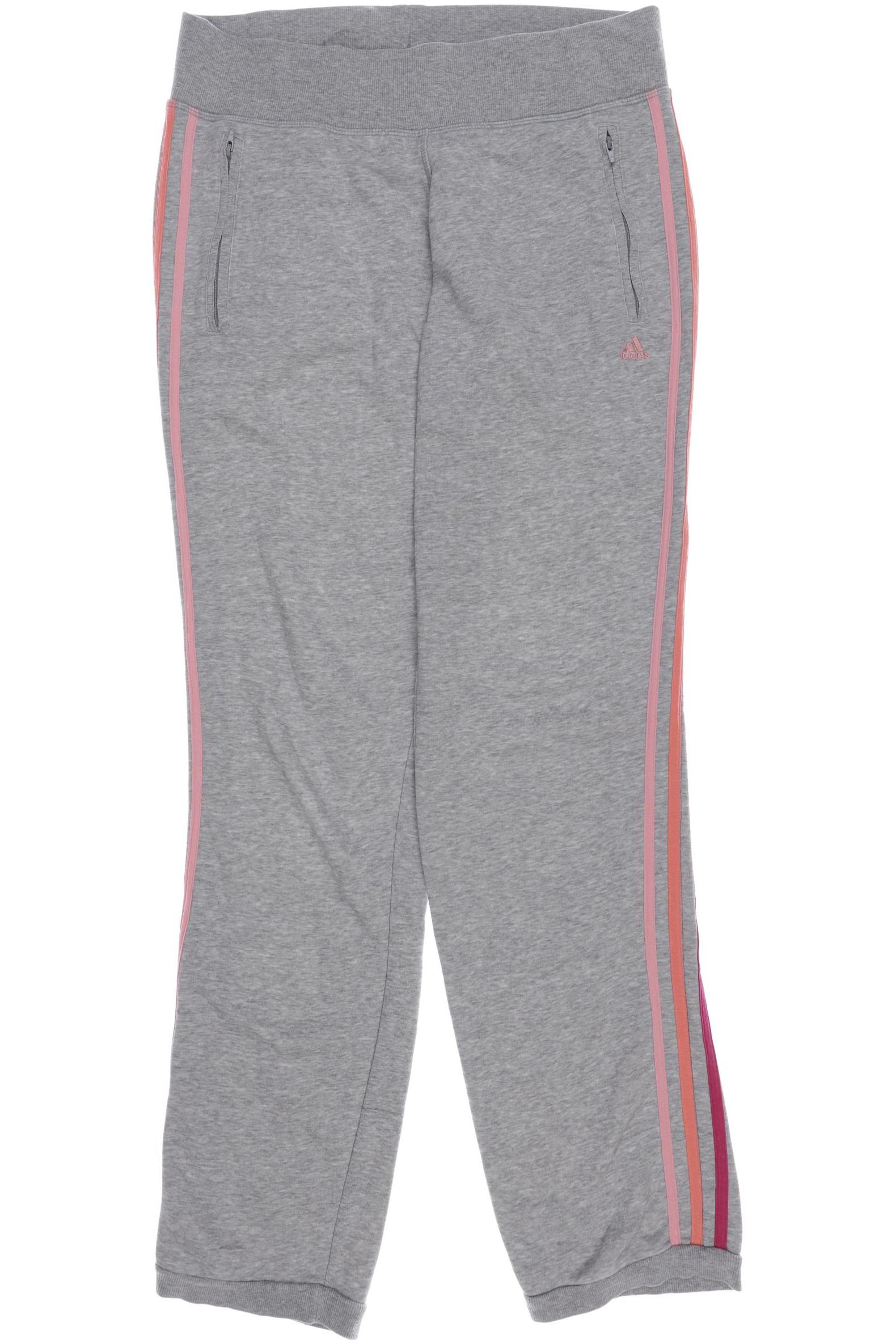 

adidas Damen Stoffhose, grau, Gr. 0