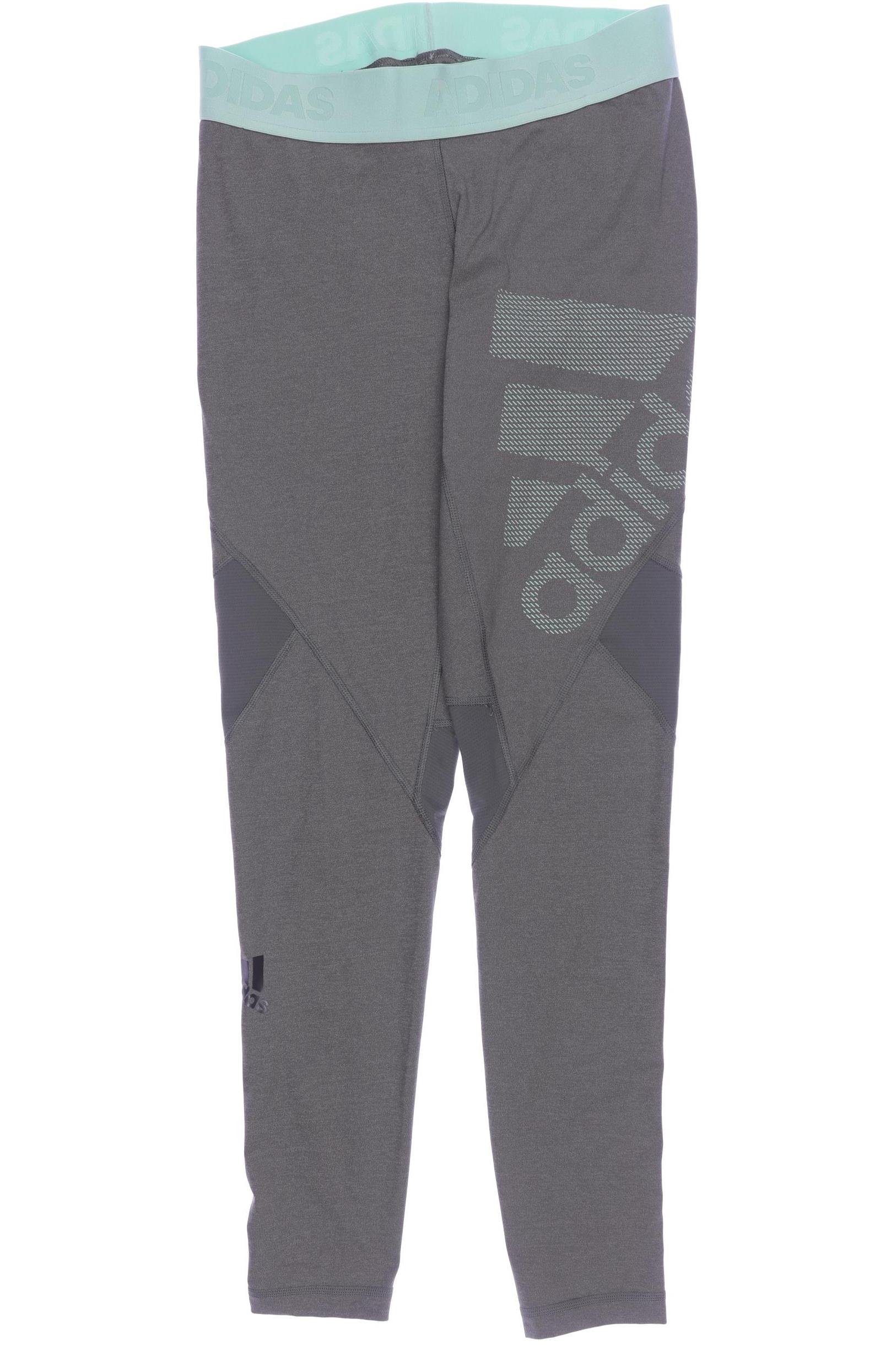 

adidas Damen Stoffhose, grau, Gr. 0