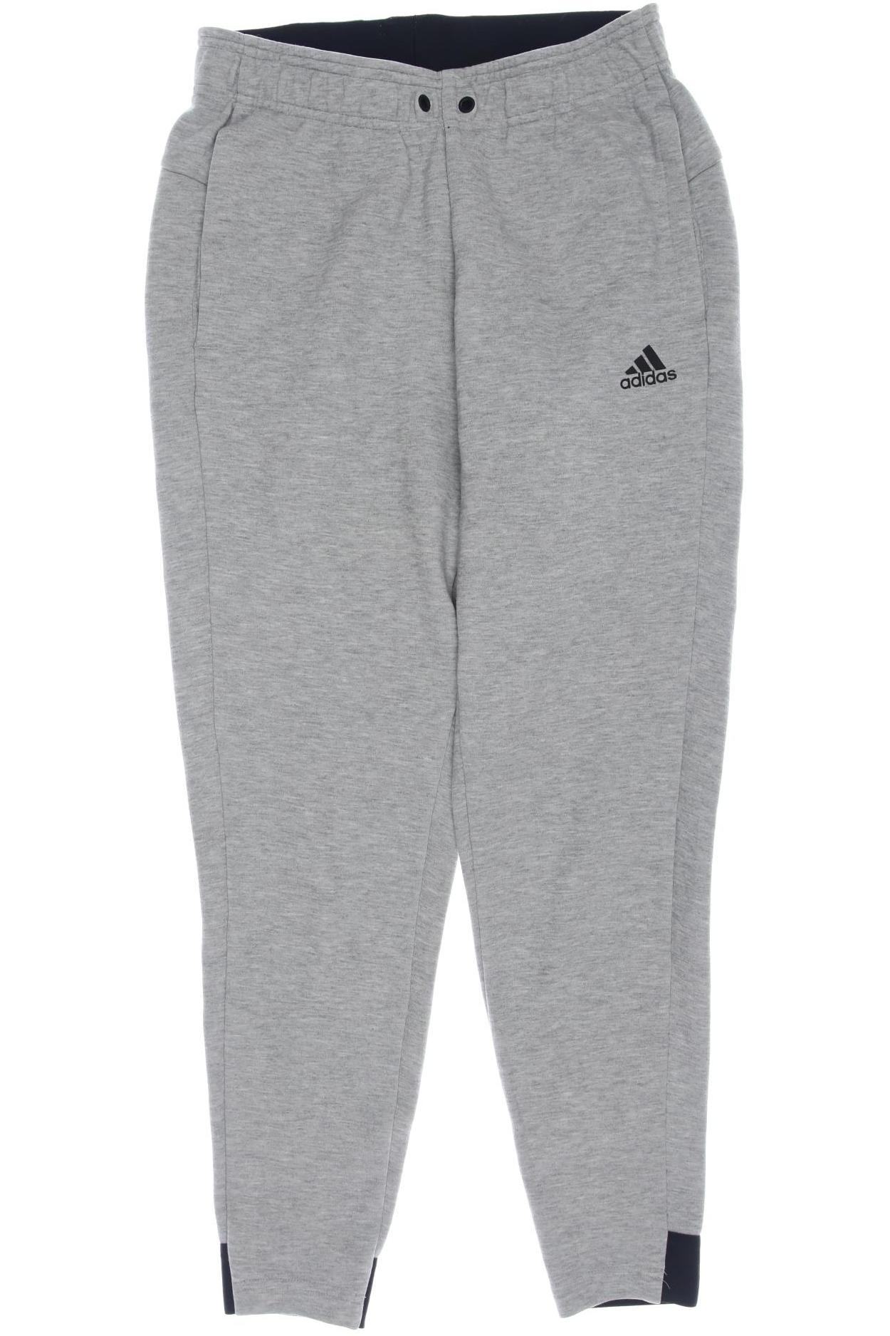 

adidas Damen Stoffhose, grau, Gr. 0