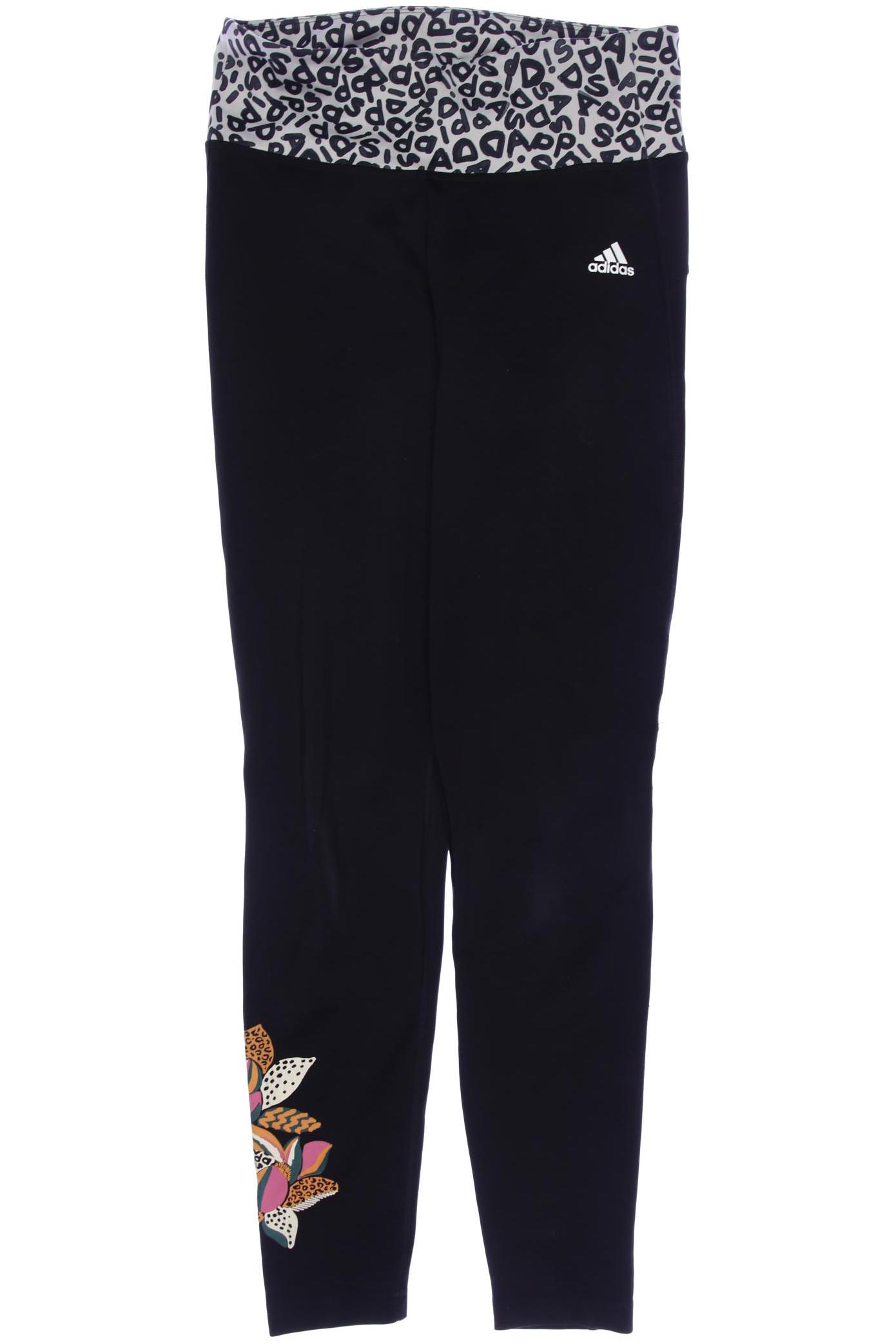 

adidas Damen Stoffhose, schwarz, Gr. 0