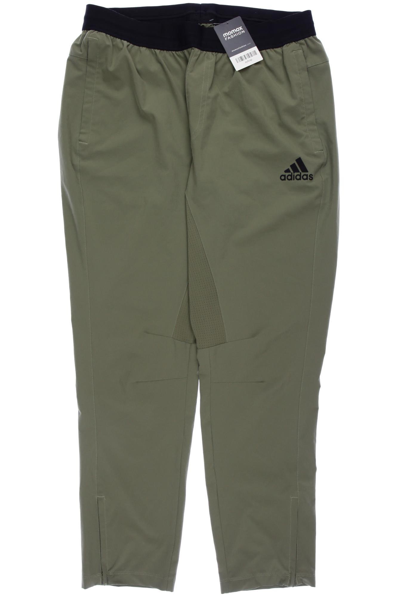 

adidas Damen Stoffhose, grün, Gr. 0