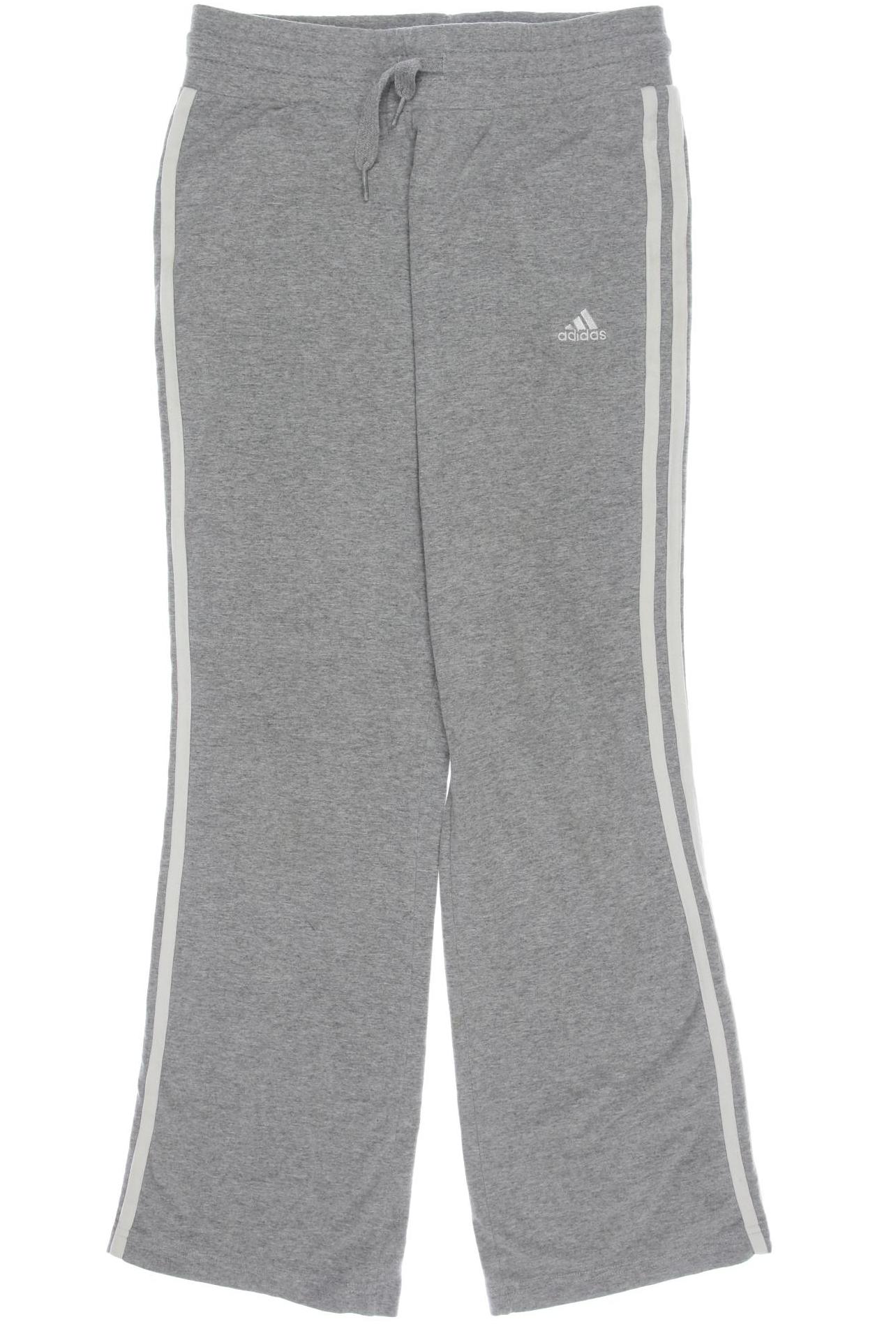 

adidas Damen Stoffhose, grau, Gr. 34