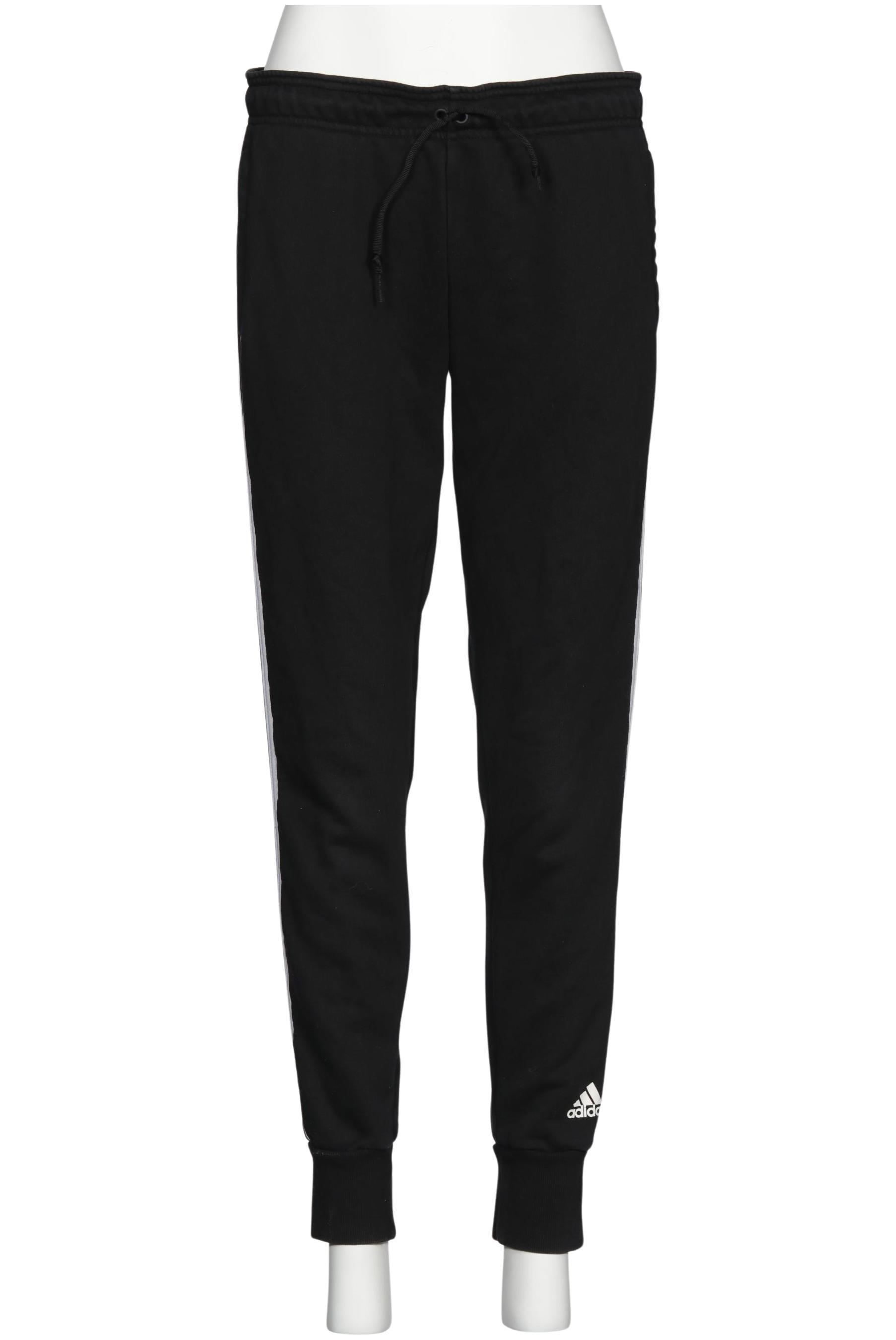 

adidas Damen Stoffhose, schwarz, Gr. 38