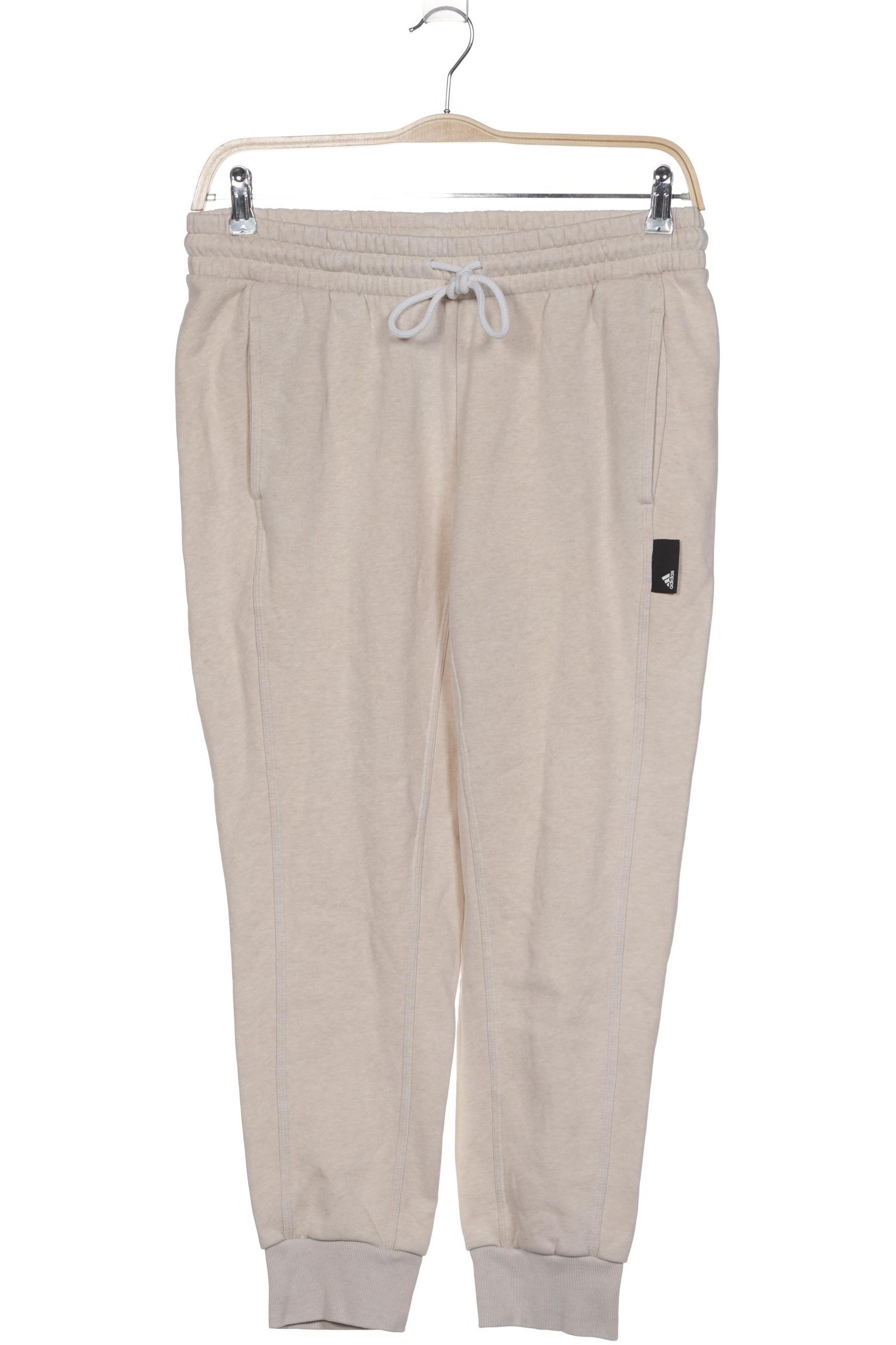 

adidas Damen Stoffhose, beige, Gr. 0