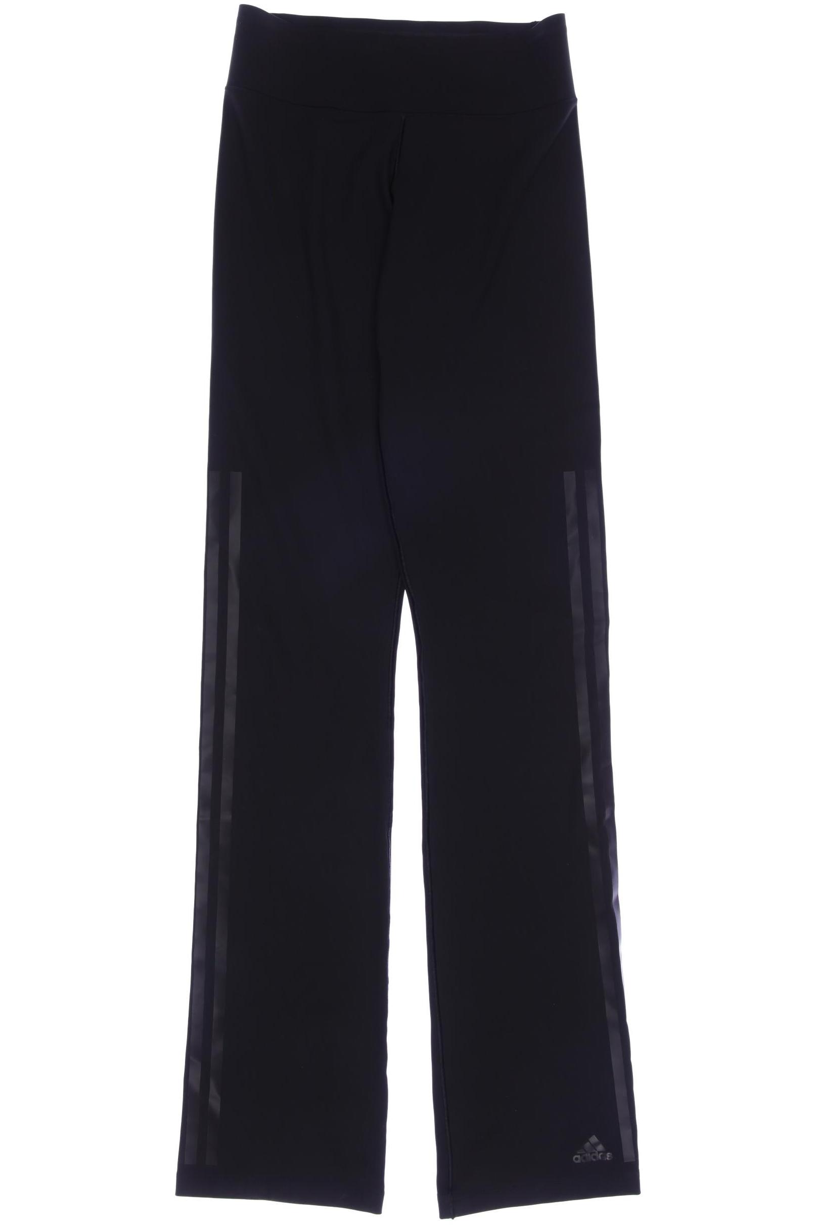 

adidas Damen Stoffhose, schwarz, Gr. 0