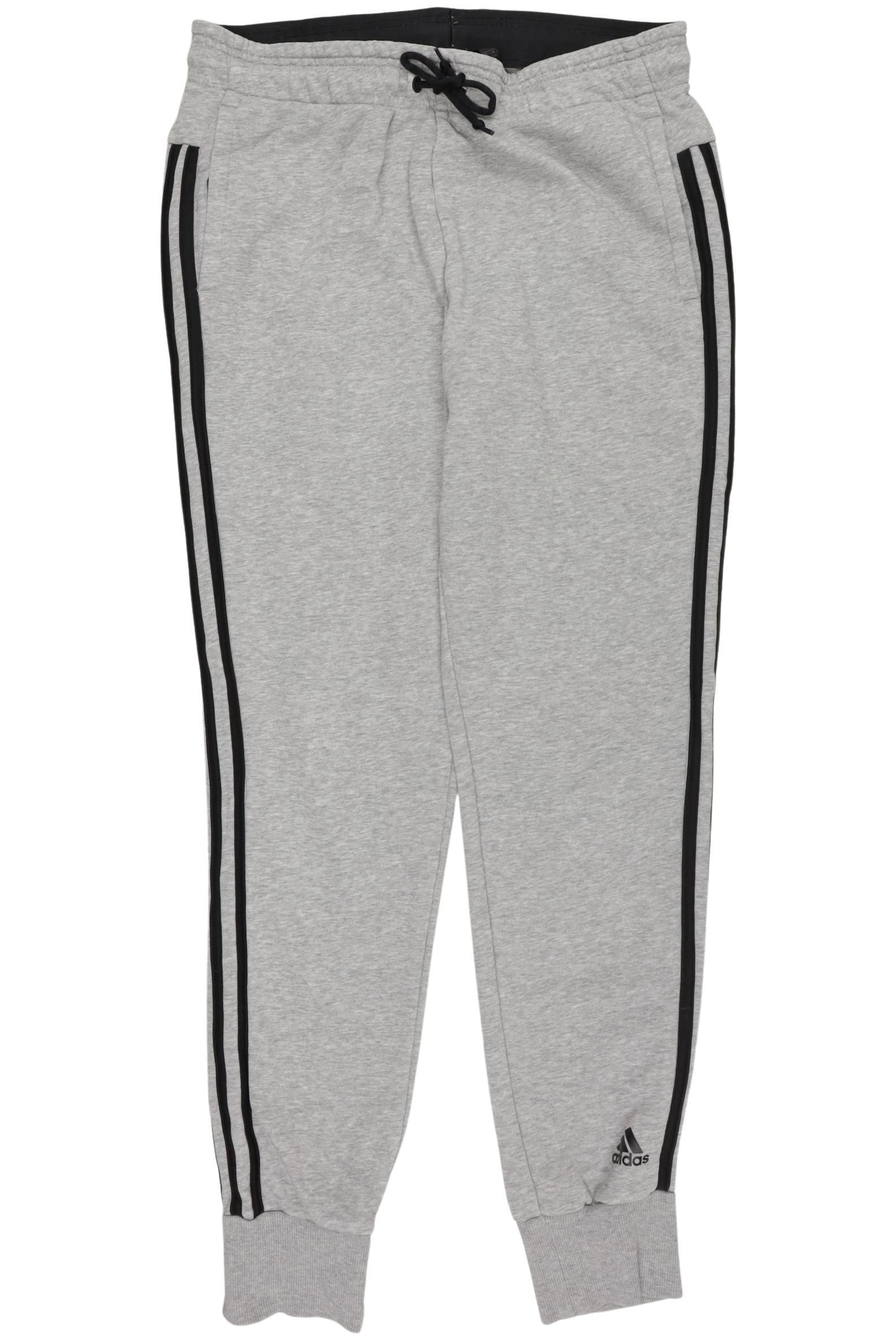 

adidas Damen Stoffhose, grau, Gr. 0