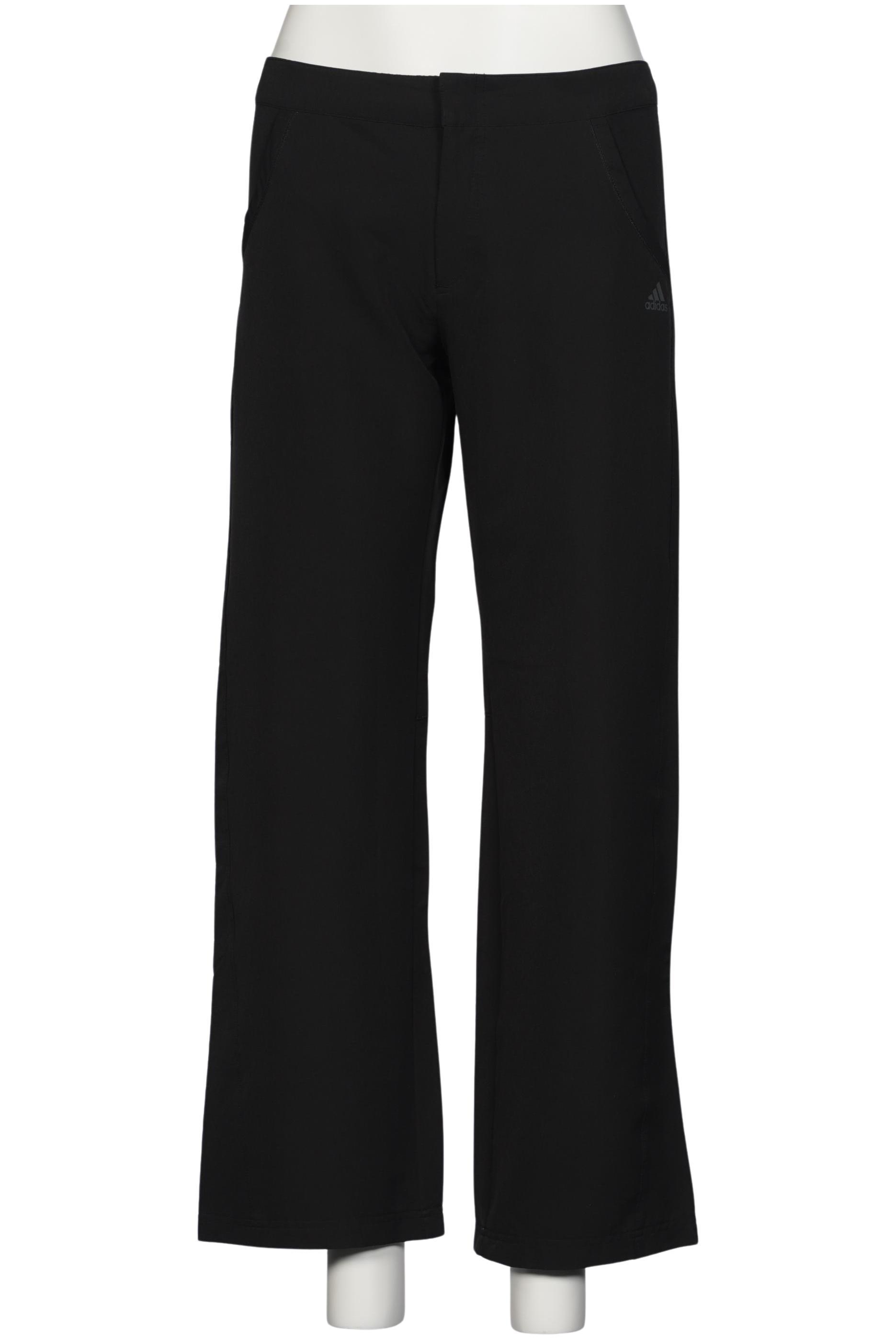 

adidas Damen Stoffhose, schwarz, Gr. 42