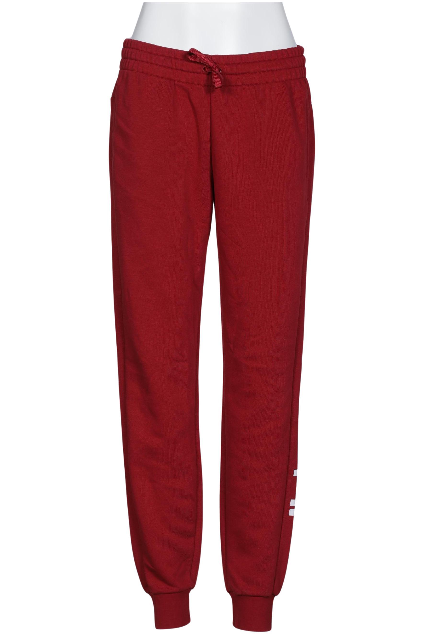 

adidas Damen Stoffhose, rot, Gr. 0