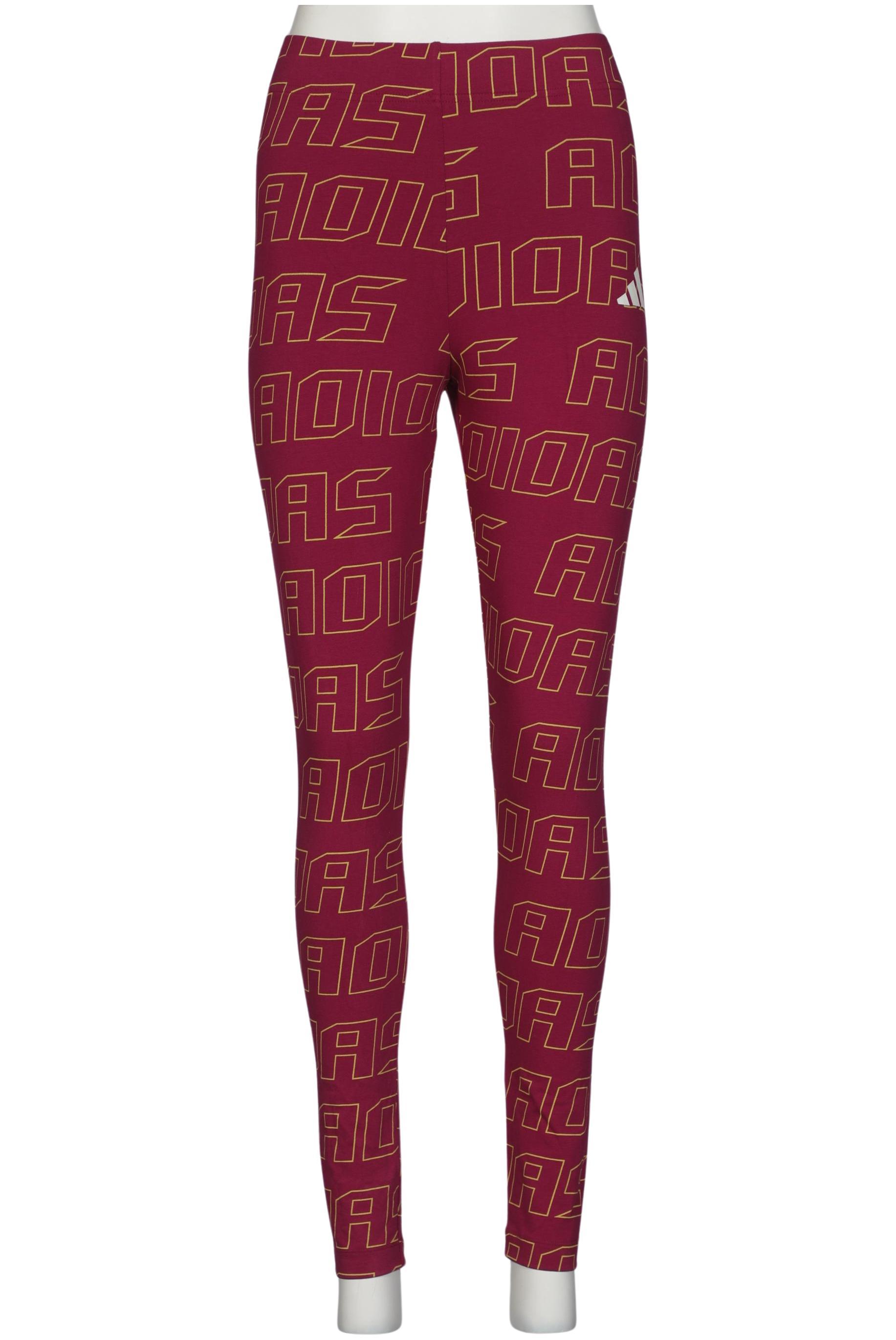 

adidas Damen Stoffhose, rot, Gr. 0