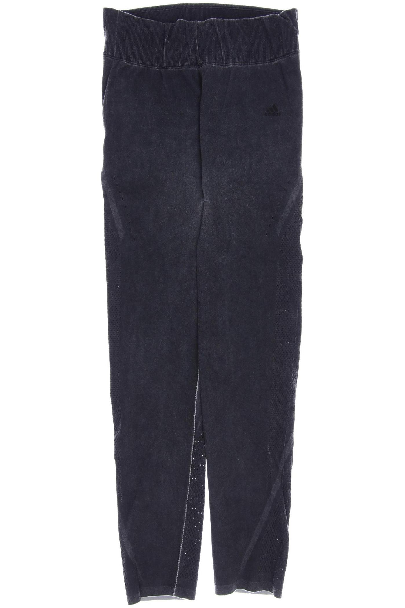 

adidas Damen Stoffhose, grau, Gr. 24