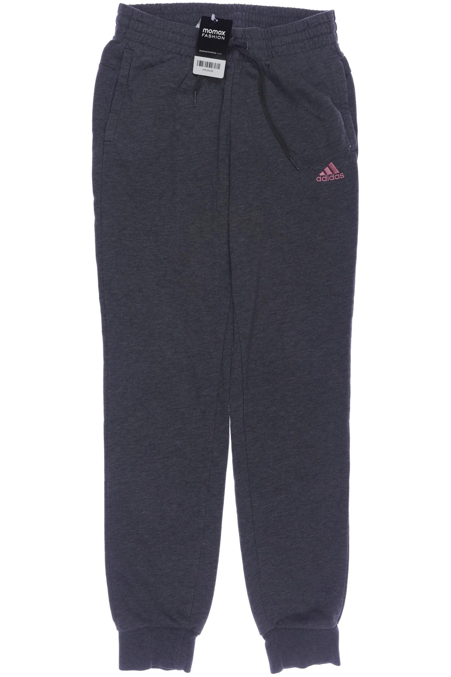 

adidas Damen Stoffhose, grau, Gr. 0