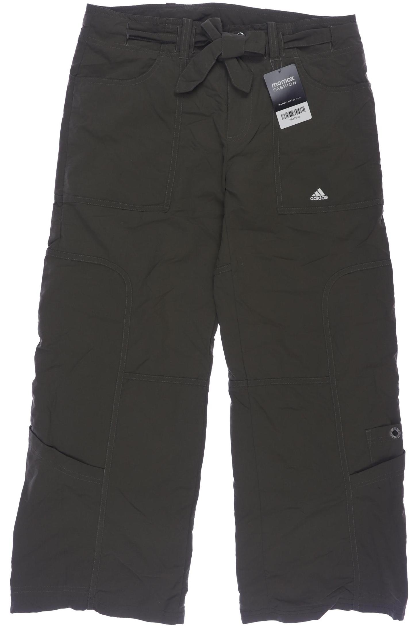 

adidas Damen Stoffhose, grün, Gr. 38