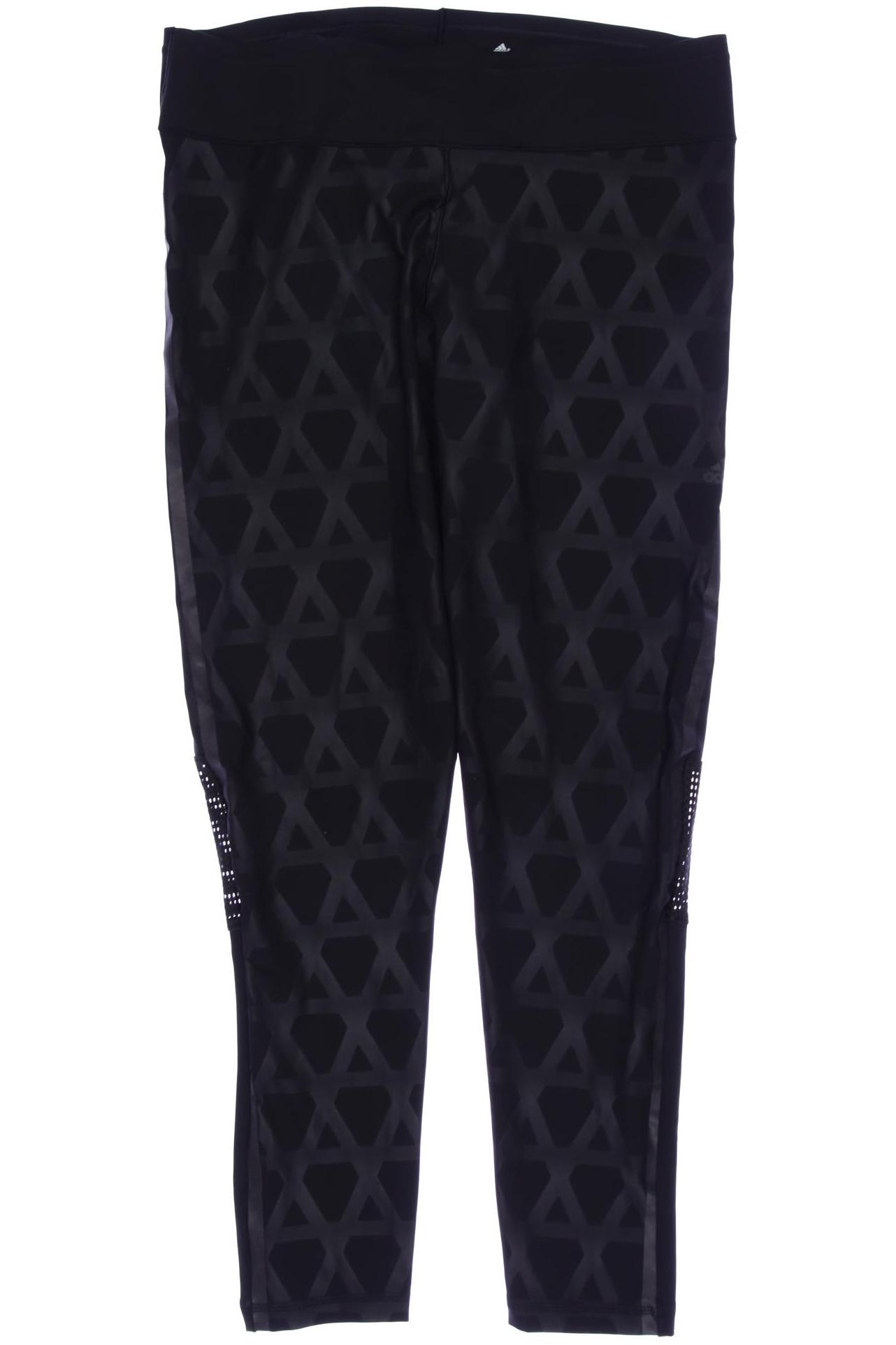 

adidas Damen Stoffhose, schwarz, Gr. 0