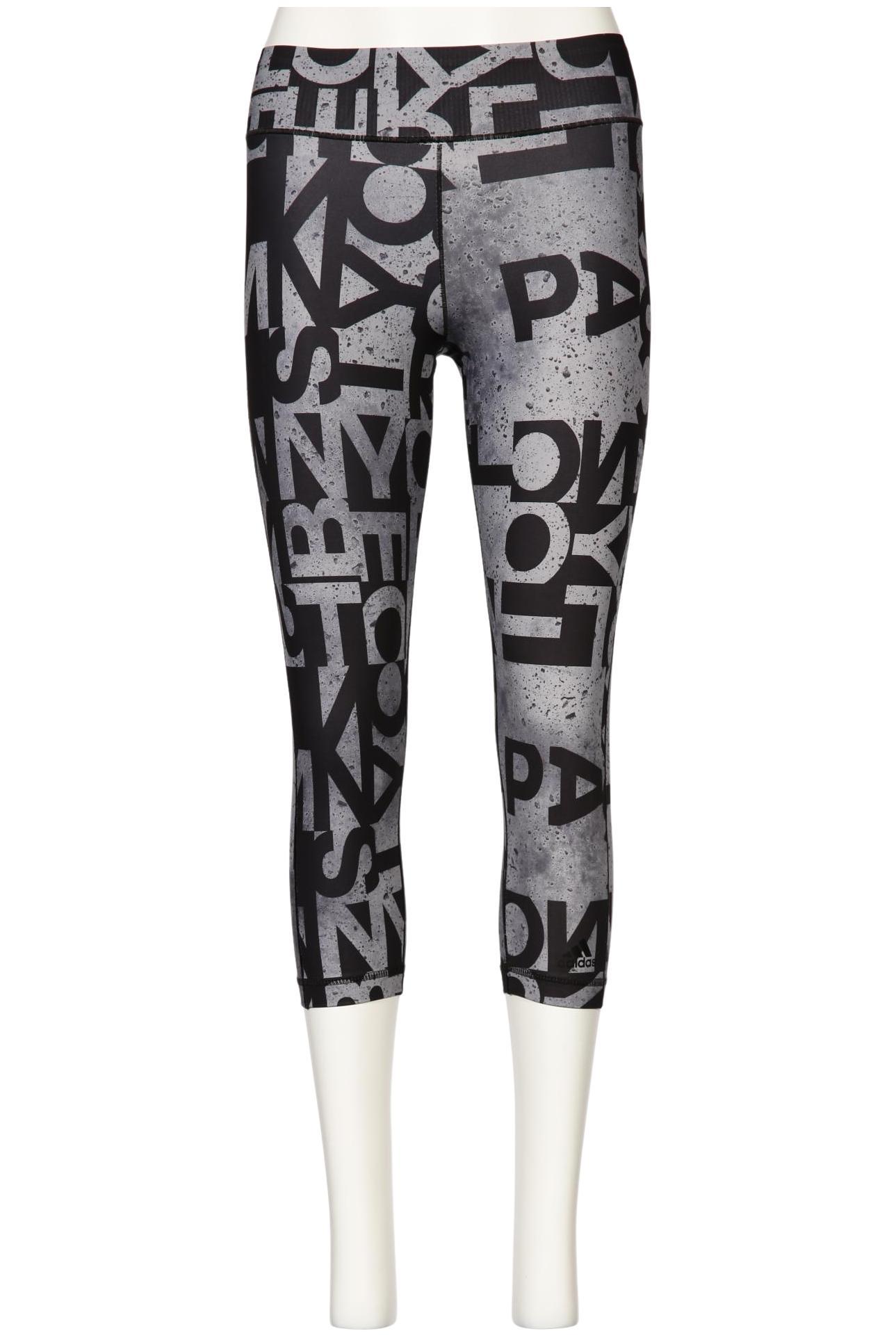 

adidas Damen Stoffhose, grau, Gr. 0