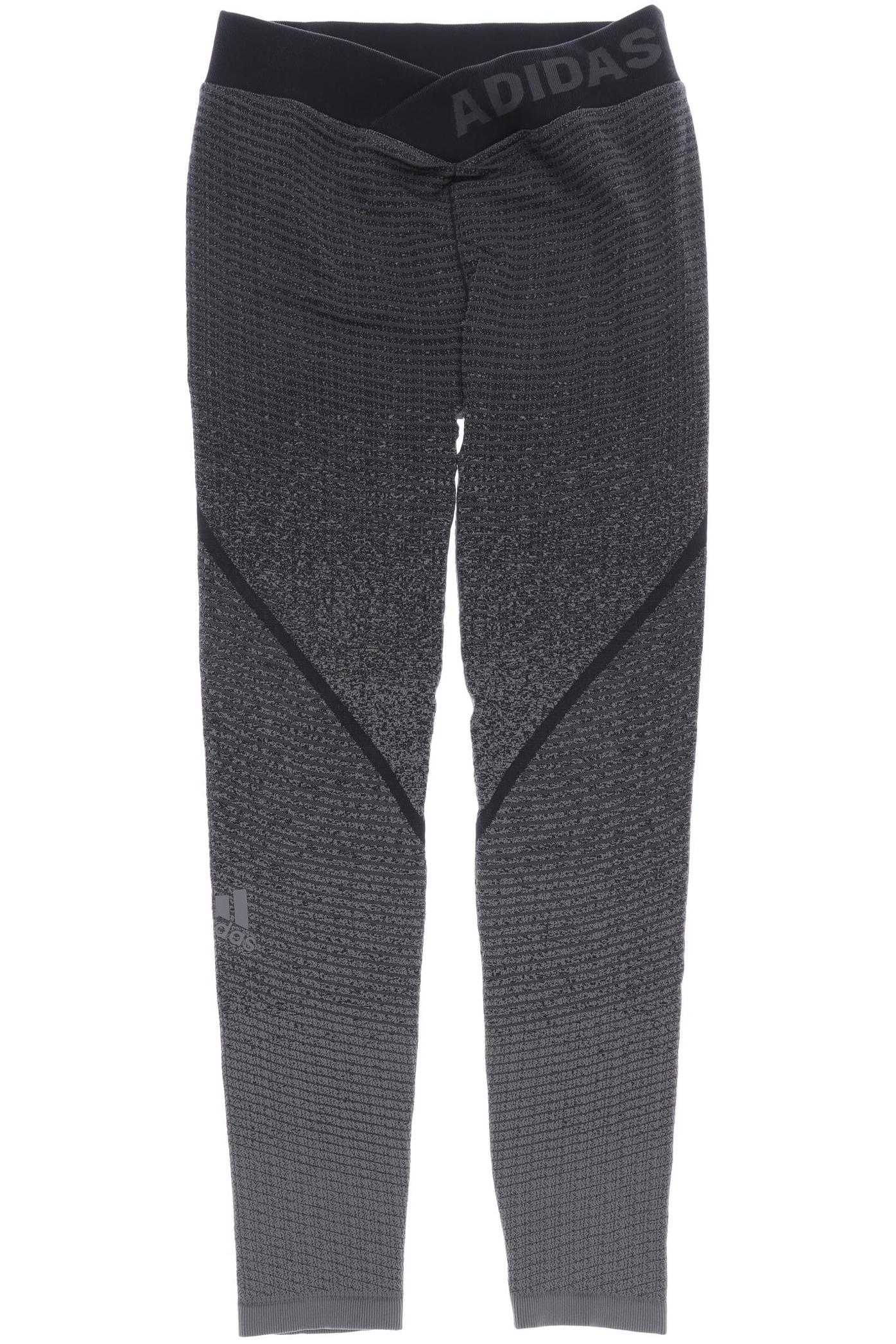 

adidas Damen Stoffhose, grau, Gr. 0