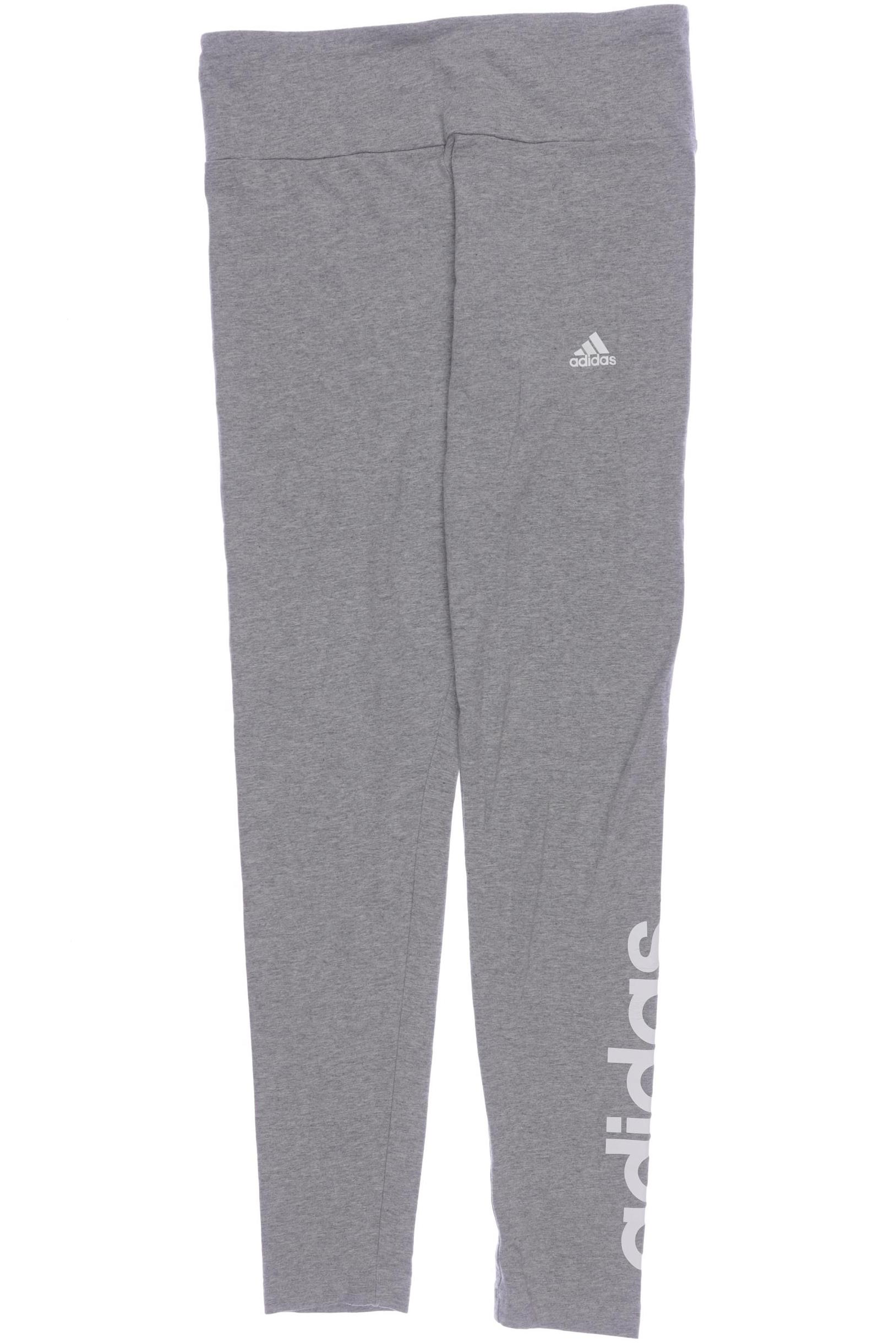 

adidas Damen Stoffhose, grau, Gr. 0