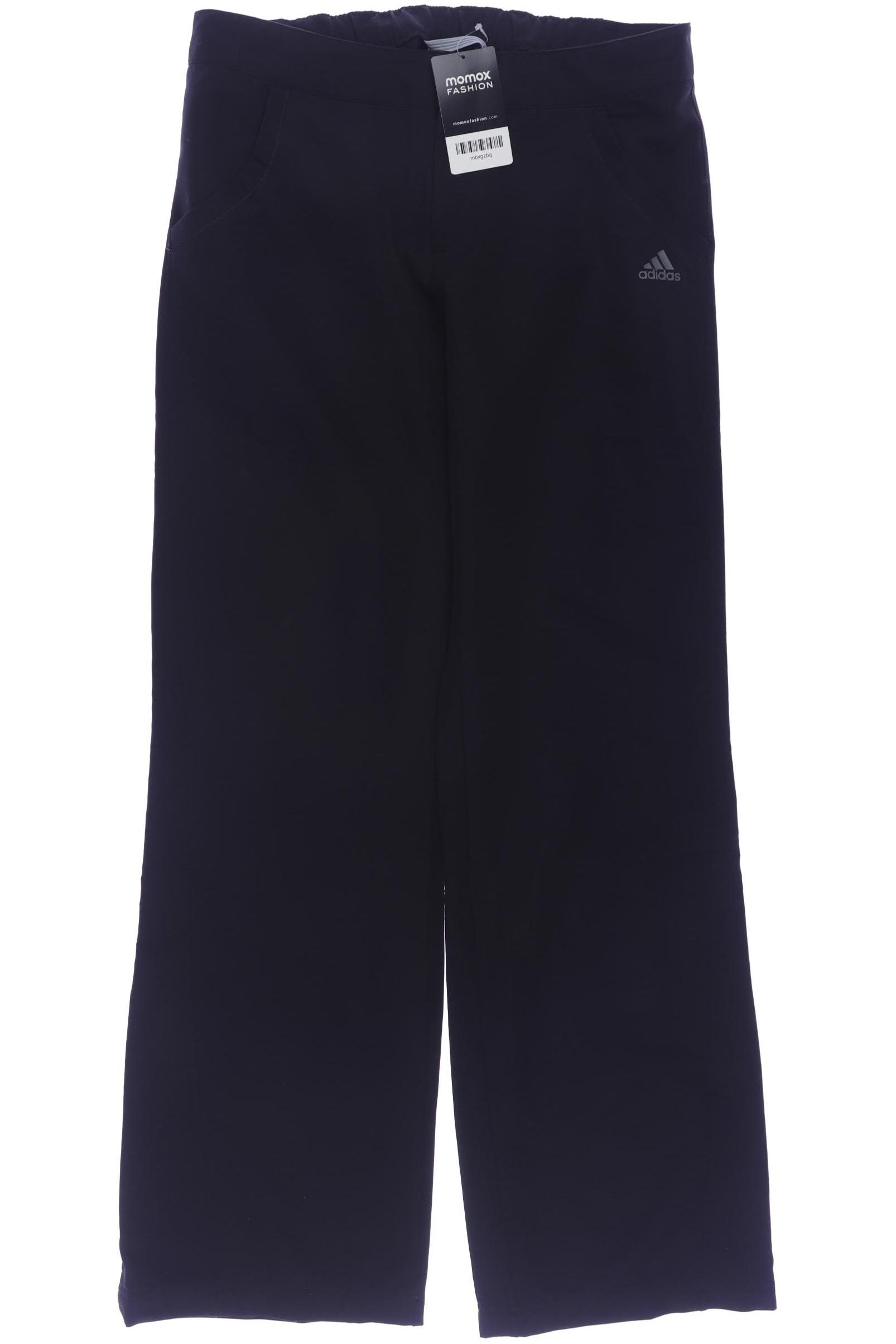 

adidas Damen Stoffhose, schwarz, Gr. 38