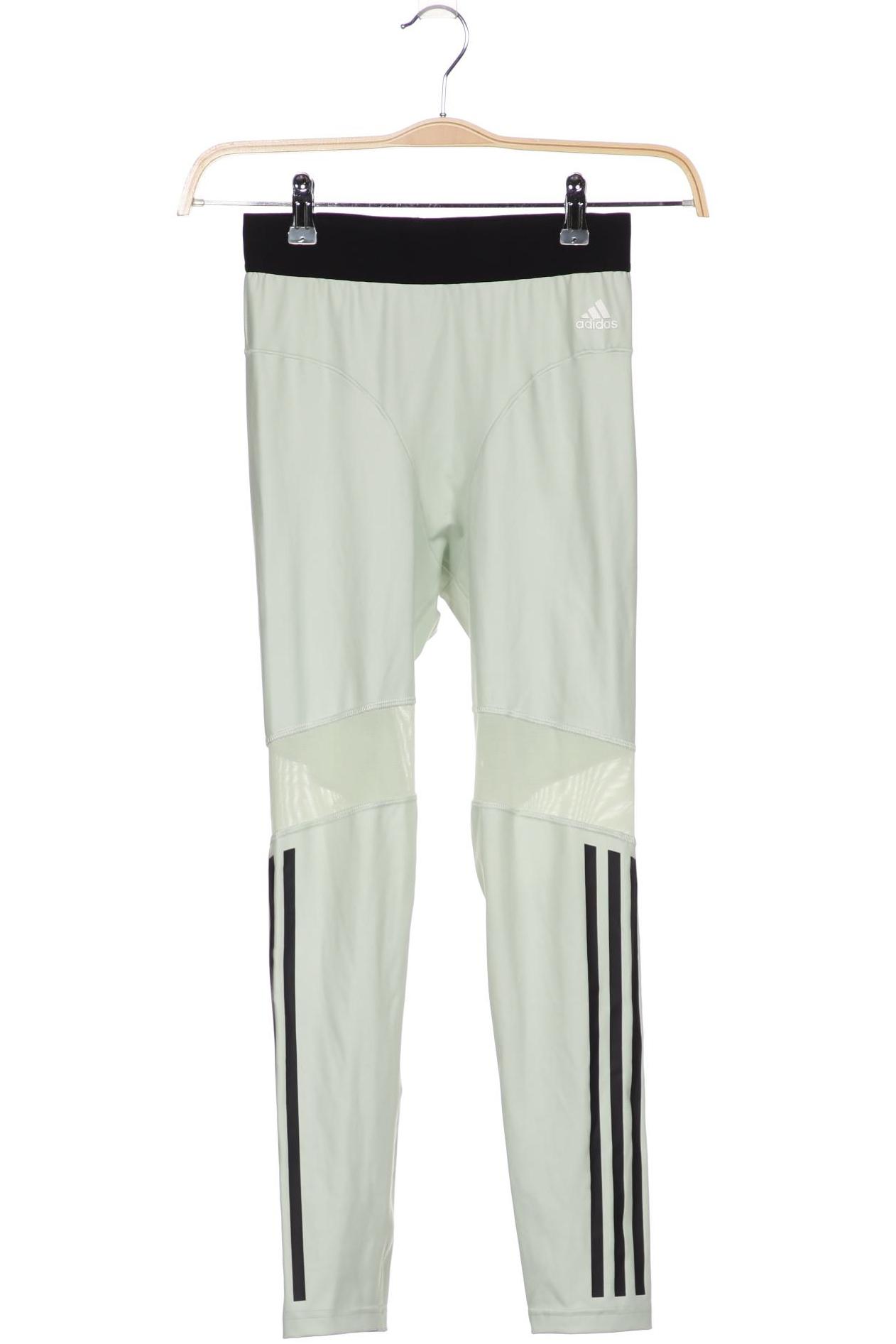 

adidas Damen Stoffhose, hellgrün, Gr. 0