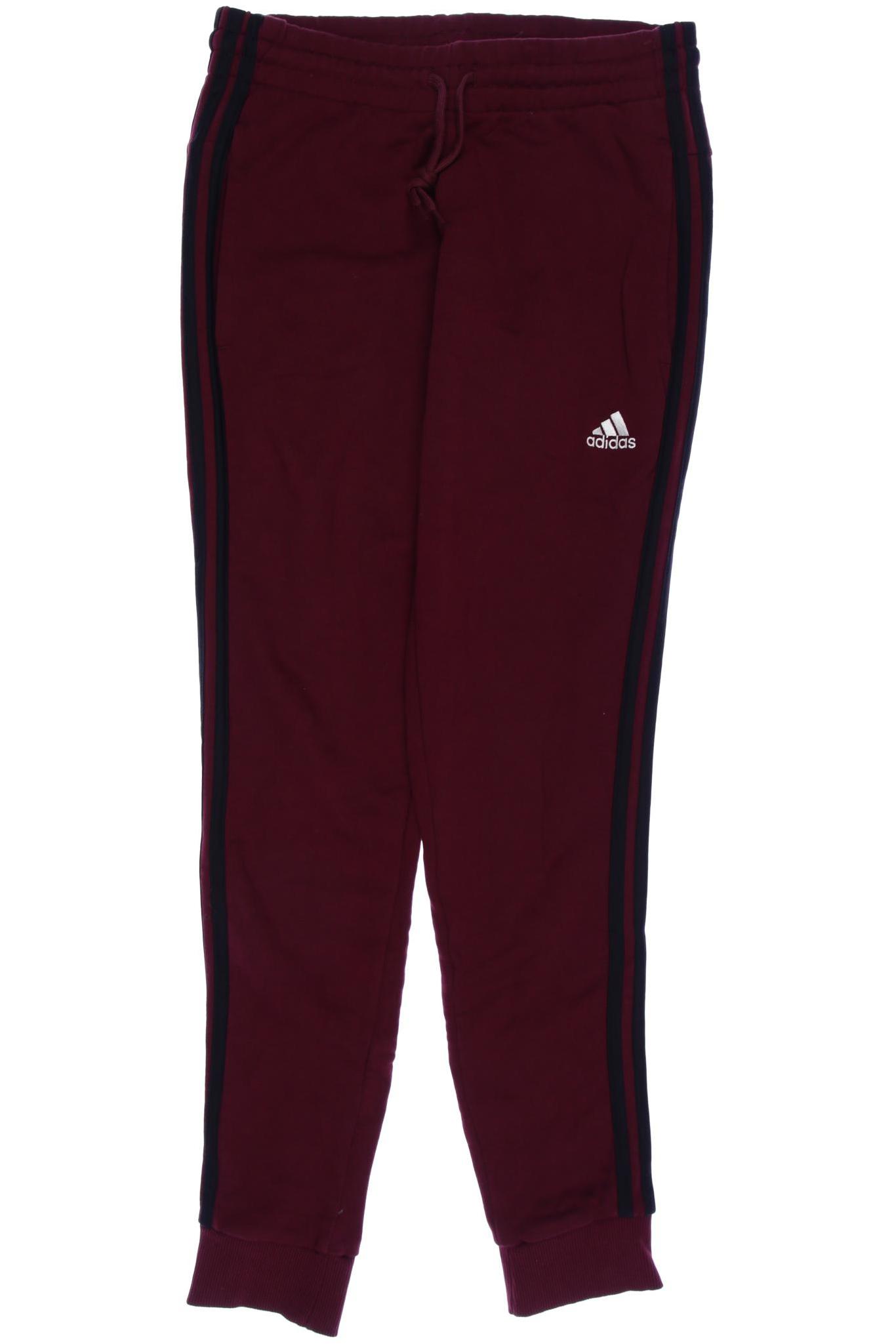 

adidas Damen Stoffhose, bordeaux, Gr. 0