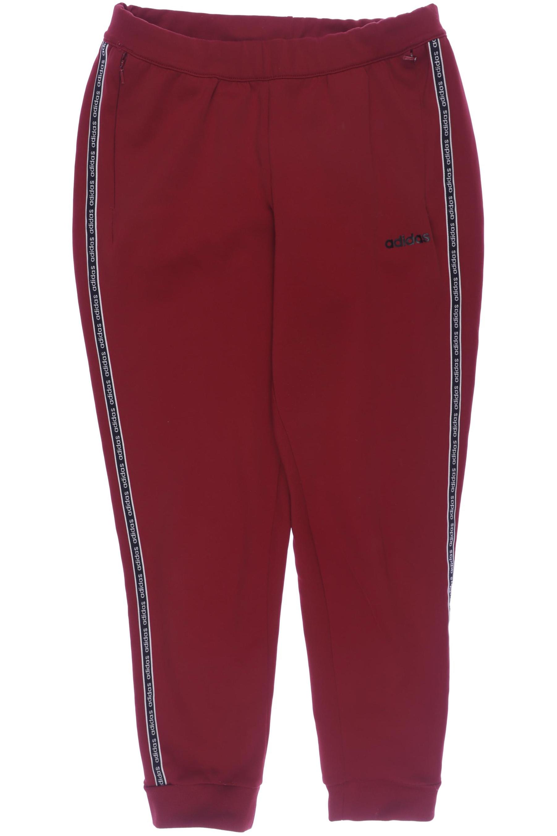 

adidas Damen Stoffhose, rot, Gr. 0