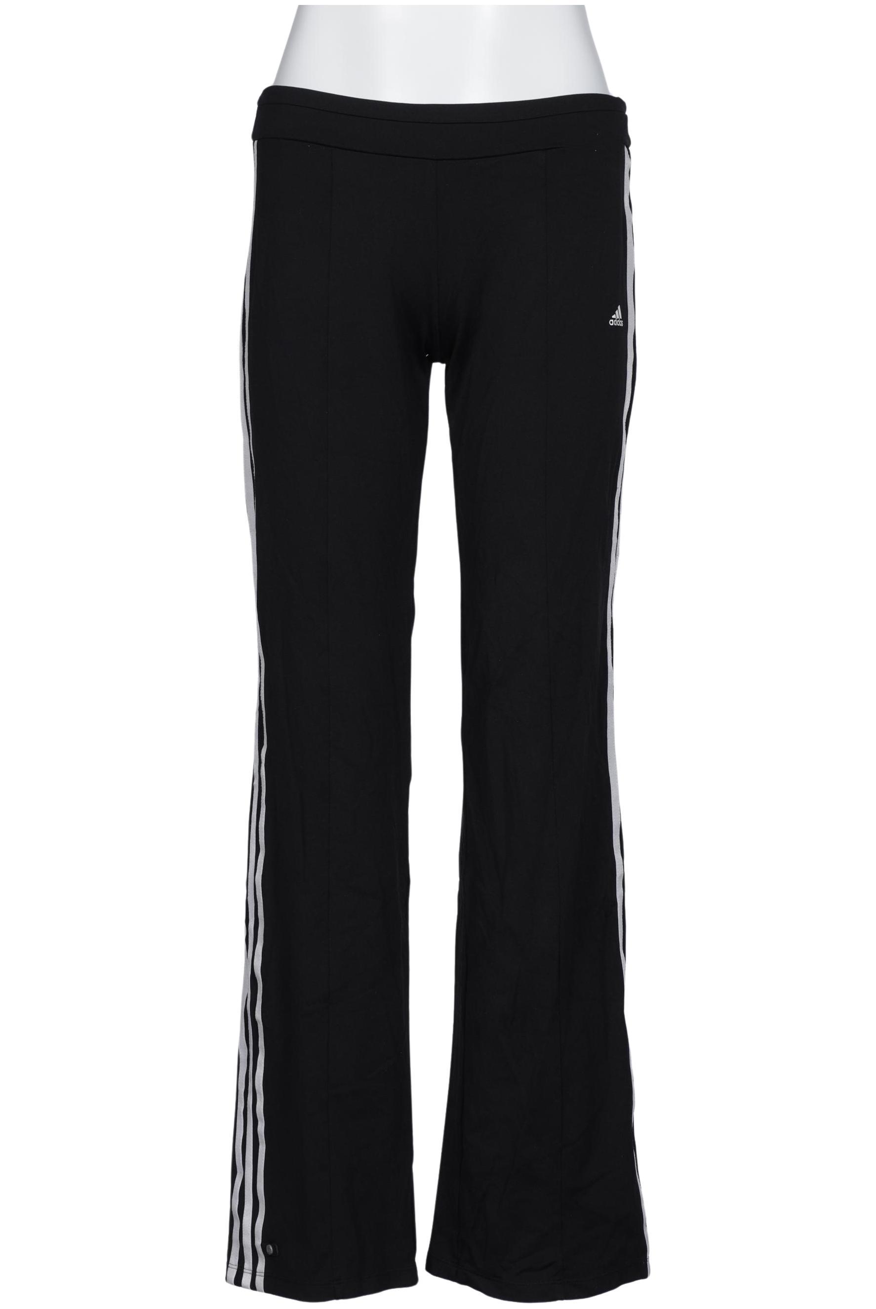 

adidas Damen Stoffhose, schwarz, Gr. 38
