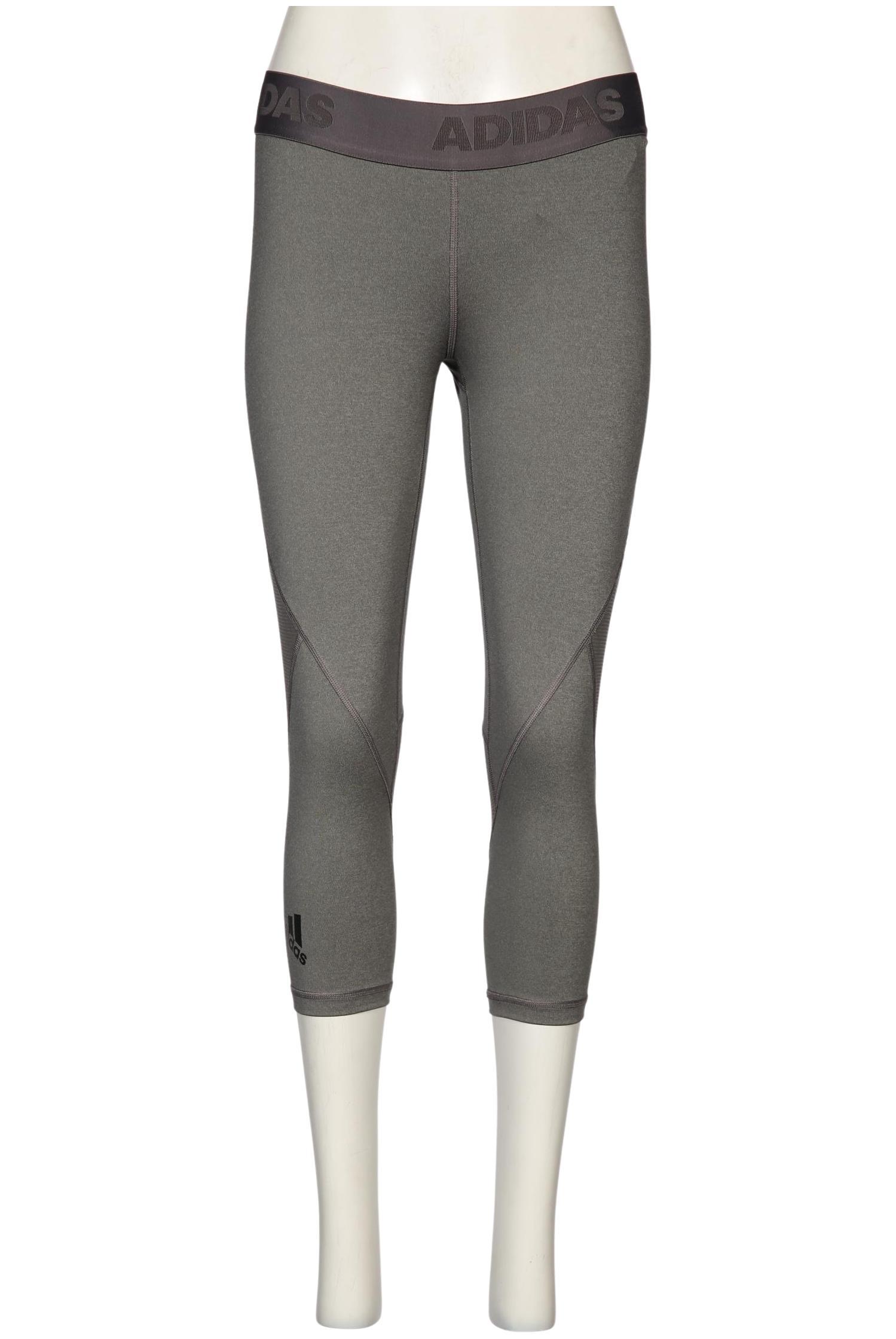 

adidas Damen Stoffhose, grau, Gr. 0