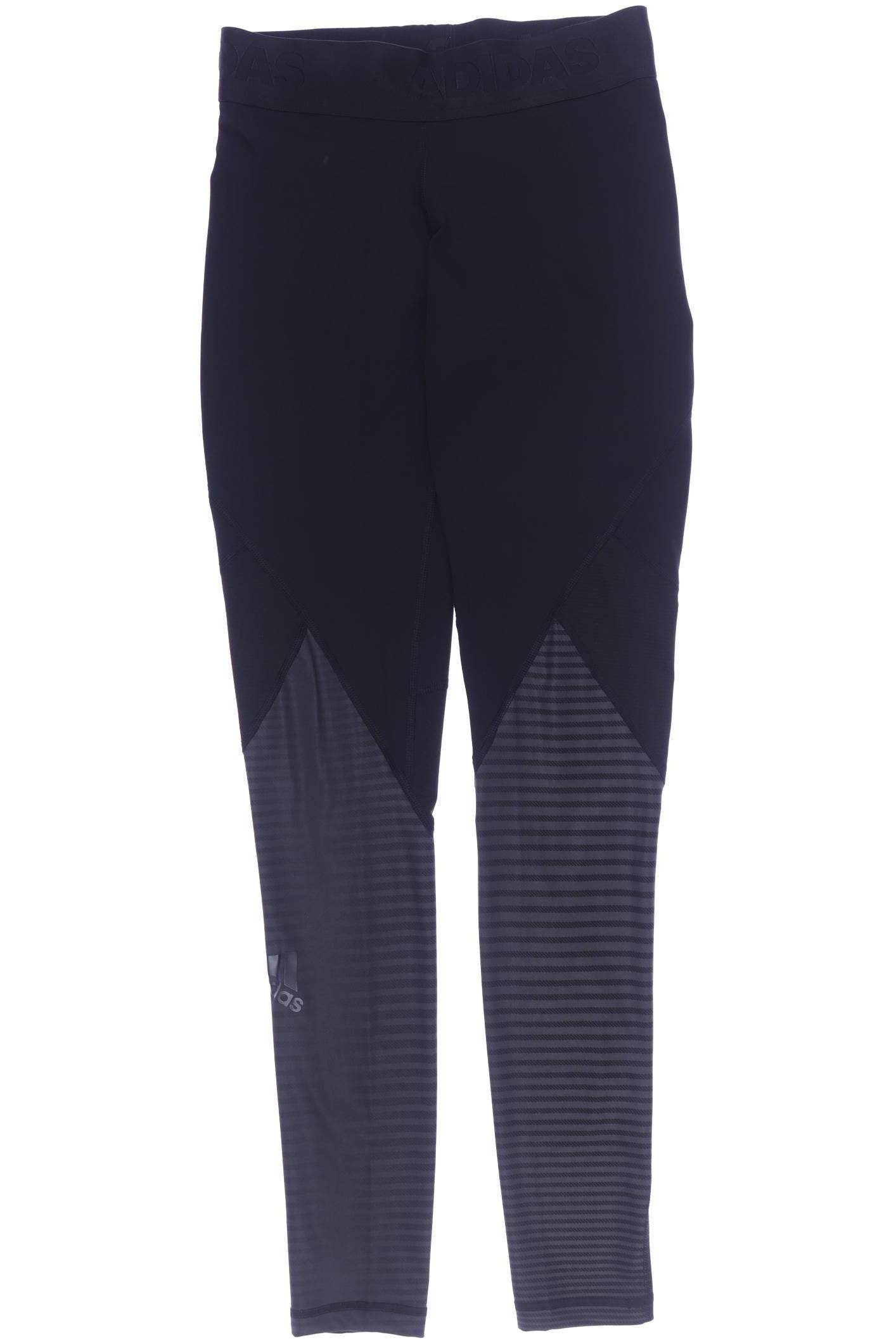 

adidas Damen Stoffhose, schwarz, Gr. 0