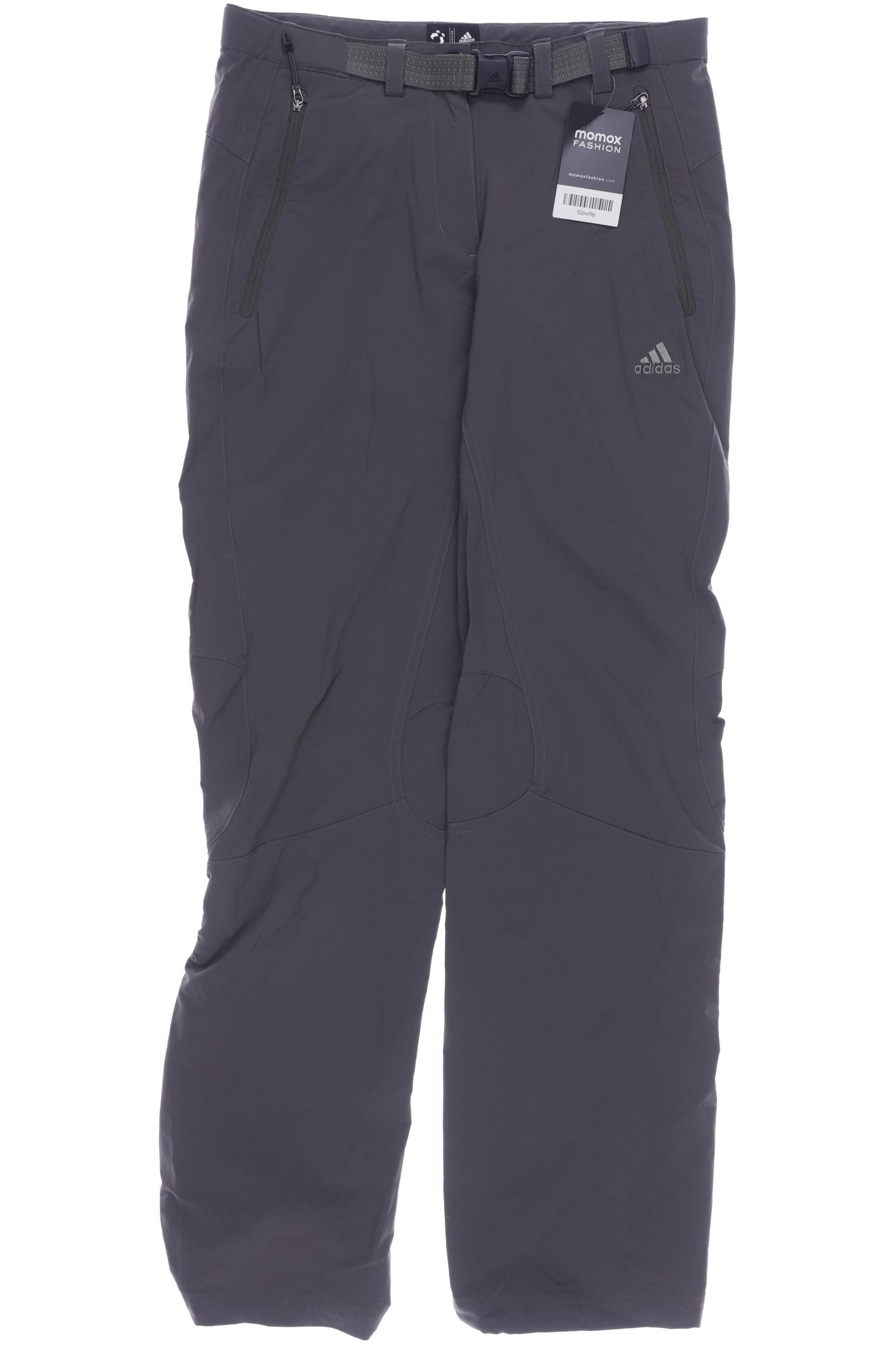 

adidas Damen Stoffhose, grau, Gr. 32