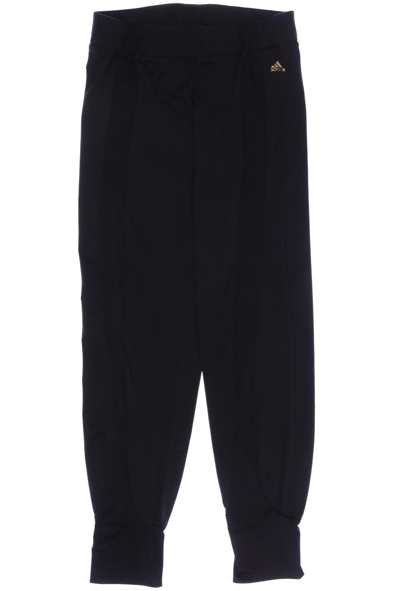 

adidas Damen Stoffhose, schwarz, Gr. 28